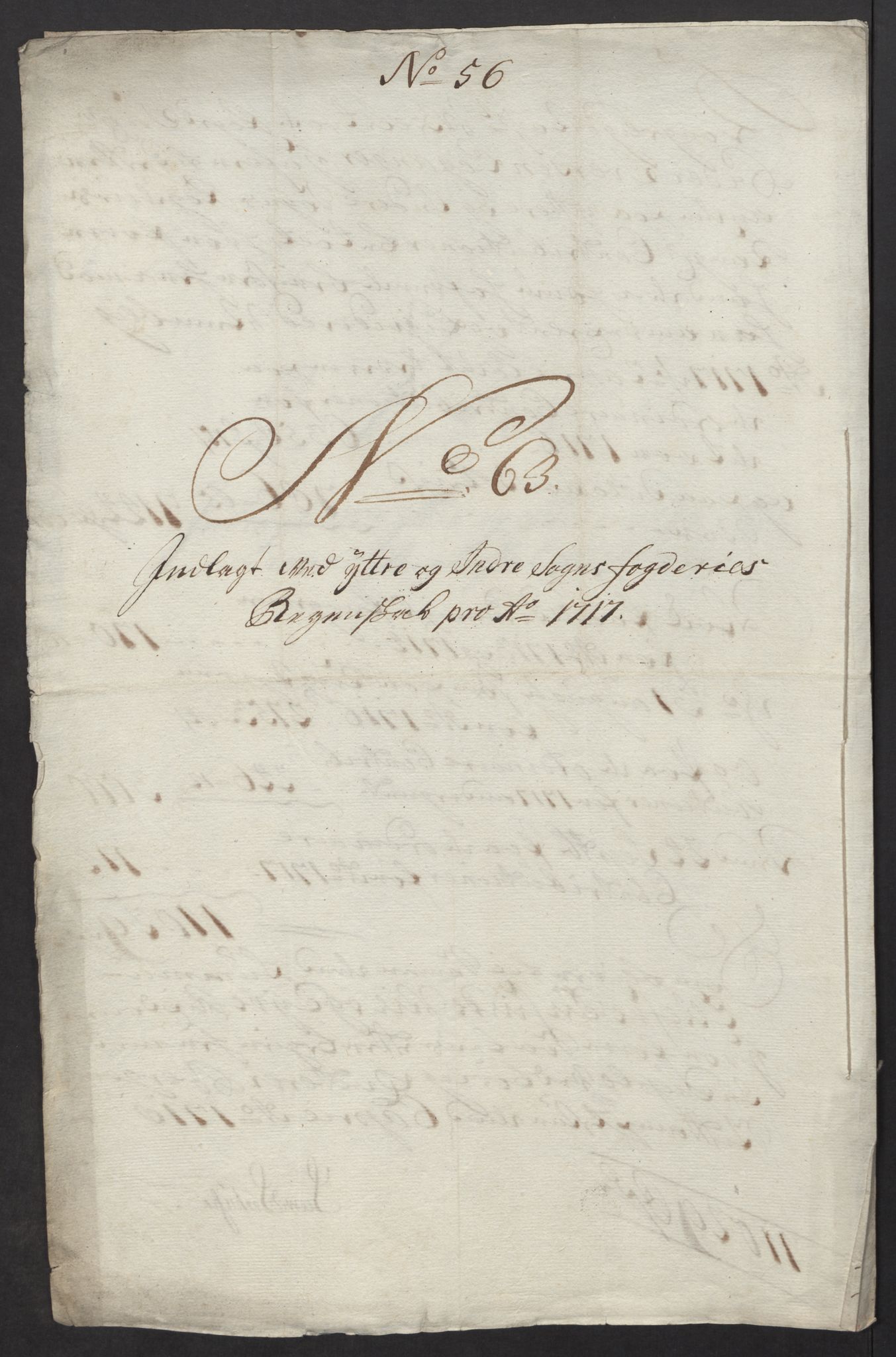 Rentekammeret inntil 1814, Reviderte regnskaper, Fogderegnskap, AV/RA-EA-4092/R52/L3321: Fogderegnskap Sogn, 1717-1718, p. 267