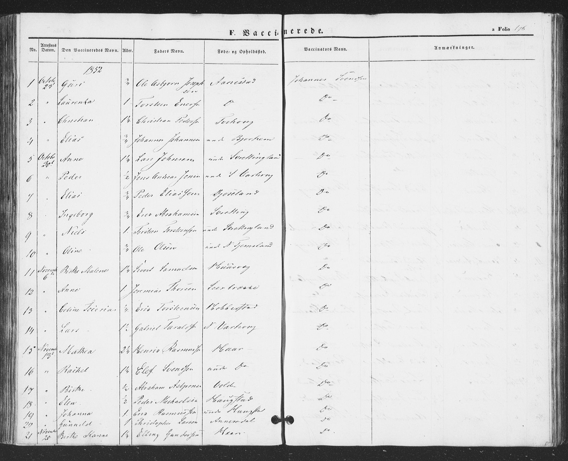 Hå sokneprestkontor, AV/SAST-A-101801/001/30BA/L0007: Parish register (official) no. A 6, 1842-1855, p. 198