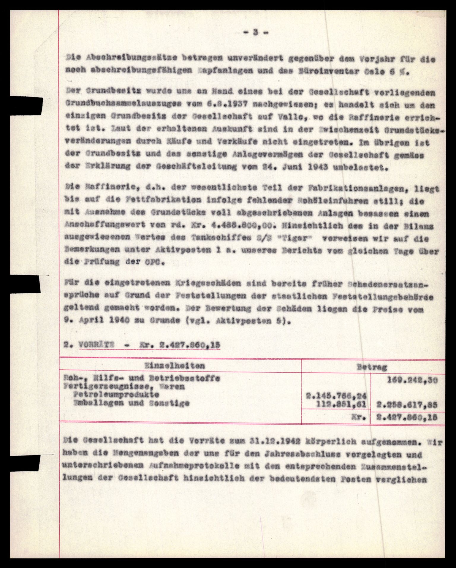 Forsvarets Overkommando. 2 kontor. Arkiv 11.4. Spredte tyske arkivsaker, AV/RA-RAFA-7031/D/Dar/Darc/L0030: Tyske oppgaver over norske industribedrifter, 1940-1943, p. 403