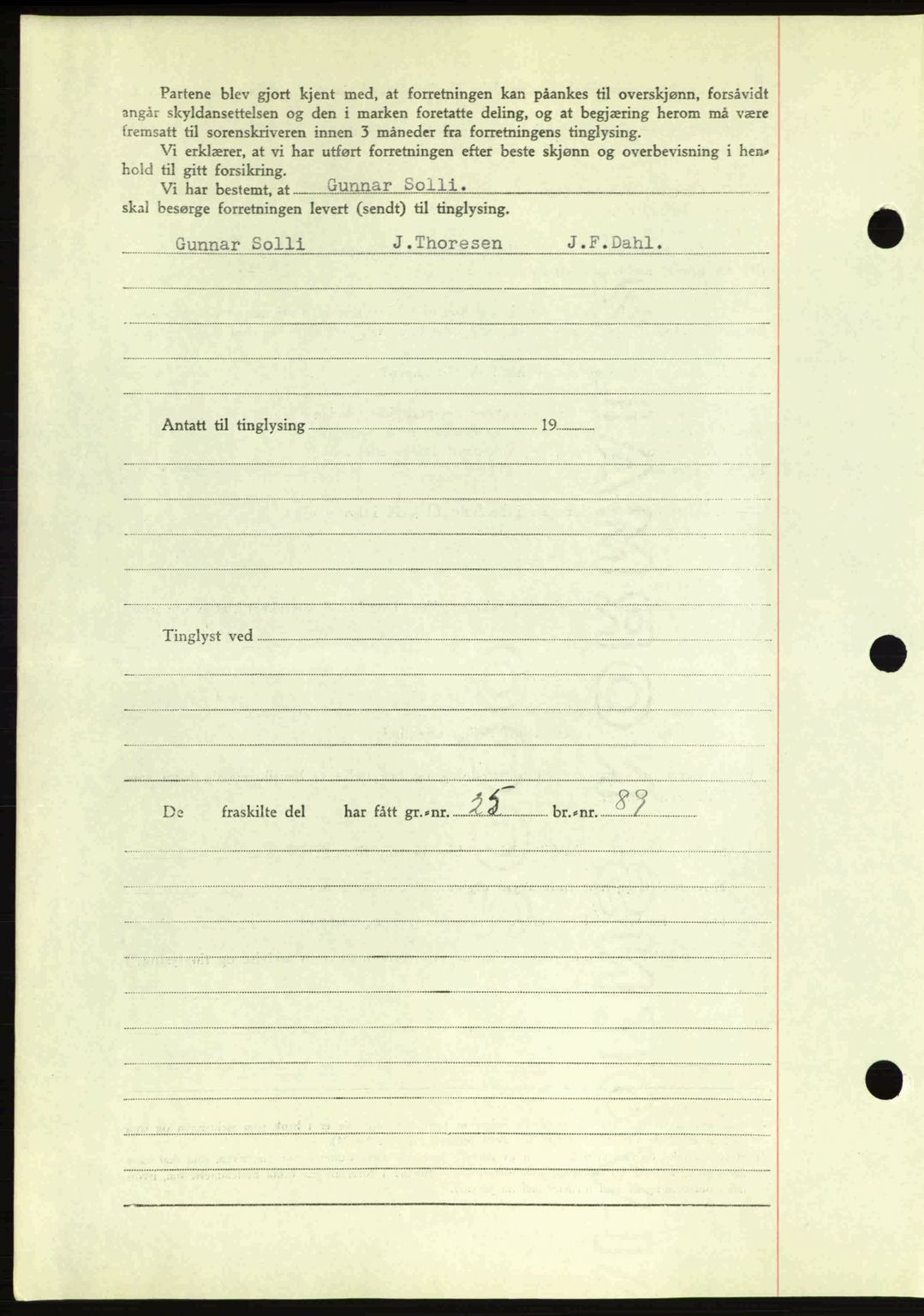 Romsdal sorenskriveri, AV/SAT-A-4149/1/2/2C: Mortgage book no. A10, 1941-1941, Diary no: : 1370/1941