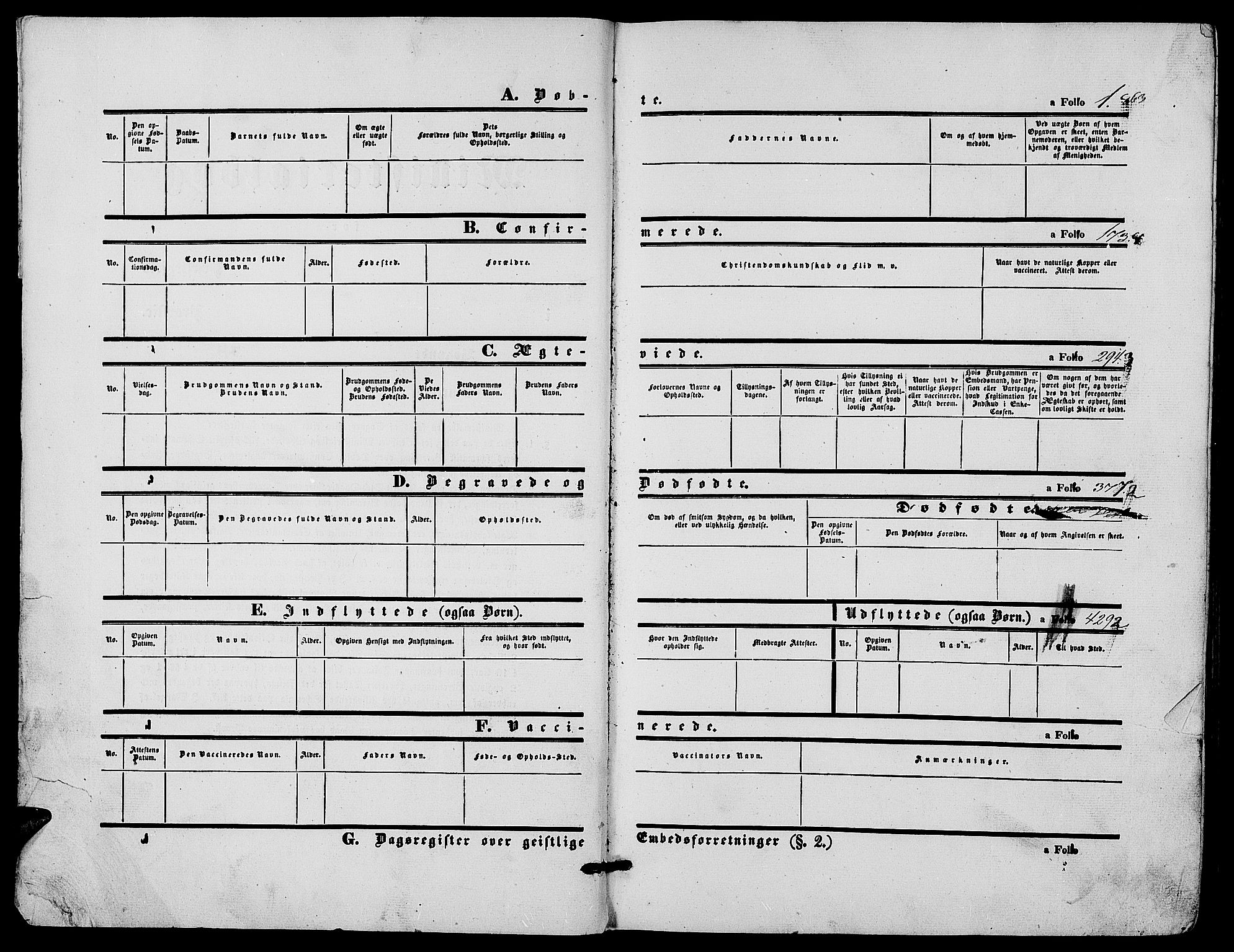 Ringsaker prestekontor, AV/SAH-PREST-014/L/La/L0006: Parish register (copy) no. 6, 1851-1860