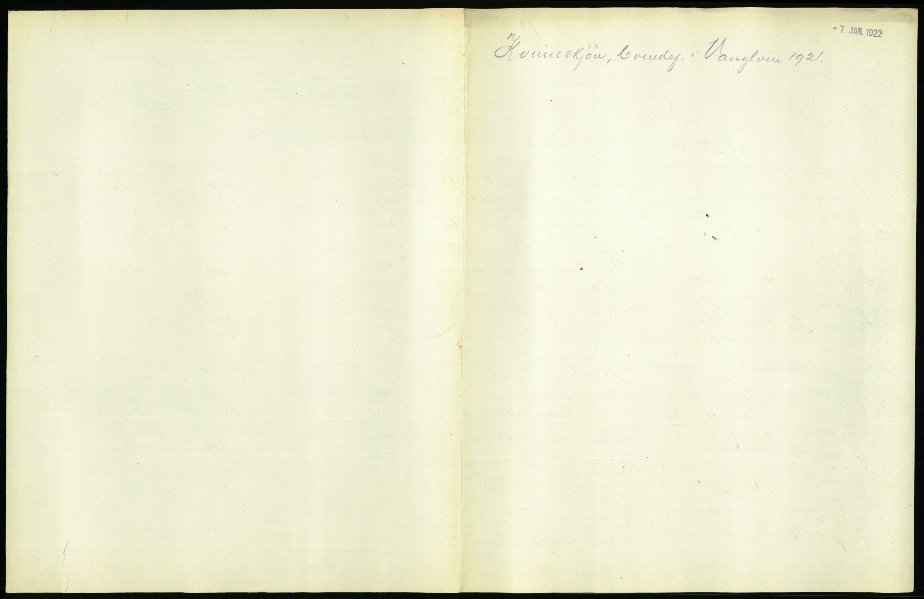 Statistisk sentralbyrå, Sosiodemografiske emner, Befolkning, AV/RA-S-2228/D/Df/Dfc/Dfca/L0040: Møre fylke: Levendefødte menn og kvinner. Bygder., 1921, p. 167
