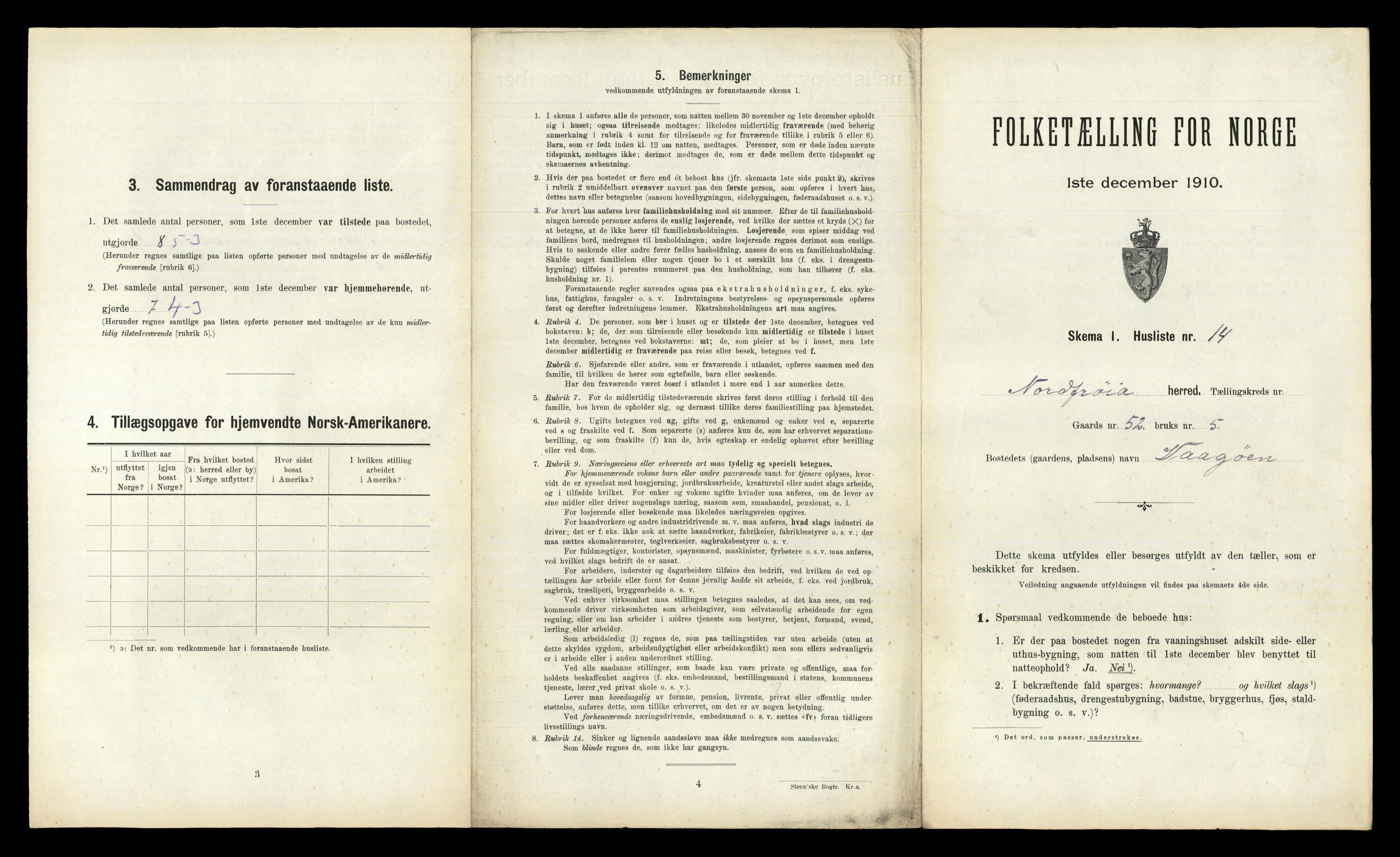 RA, 1910 census for Nord-Frøya, 1910, p. 728