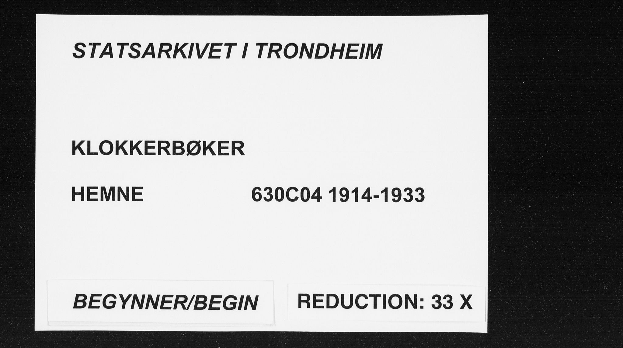 Ministerialprotokoller, klokkerbøker og fødselsregistre - Sør-Trøndelag, SAT/A-1456/630/L0506: Parish register (copy) no. 630C04, 1914-1933
