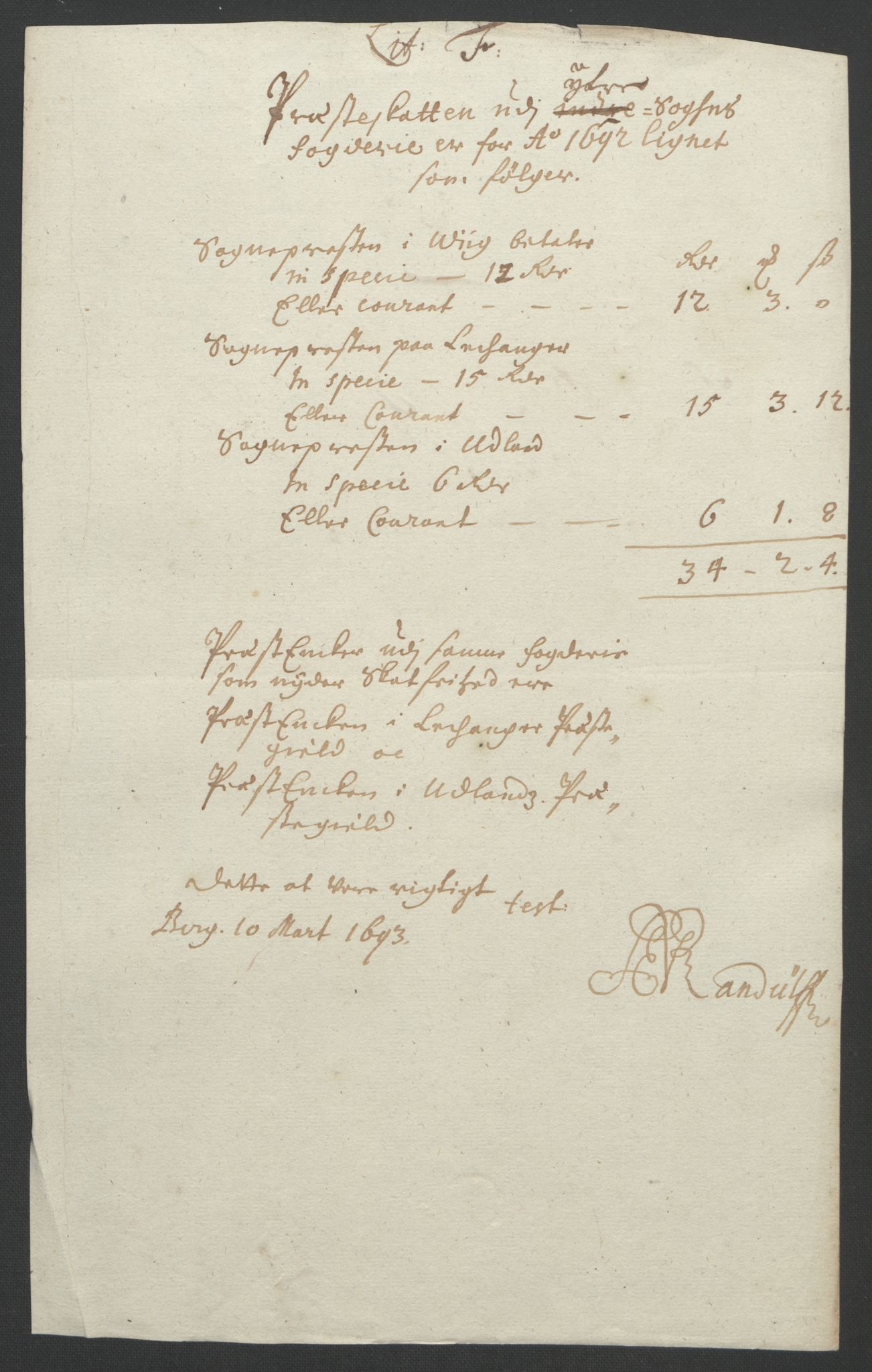 Rentekammeret inntil 1814, Reviderte regnskaper, Fogderegnskap, RA/EA-4092/R52/L3306: Fogderegnskap Sogn, 1691-1692, p. 356