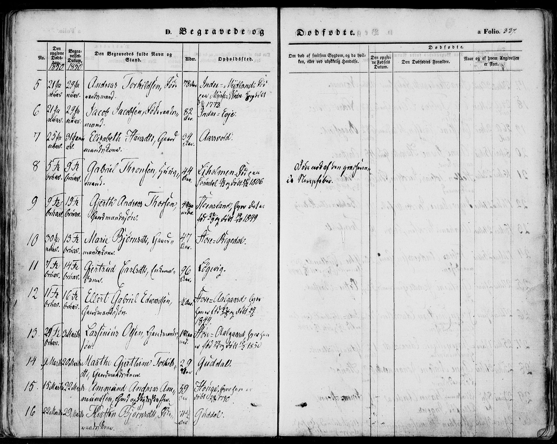 Sokndal sokneprestkontor, AV/SAST-A-101808: Parish register (official) no. A 8.2, 1842-1857, p. 337