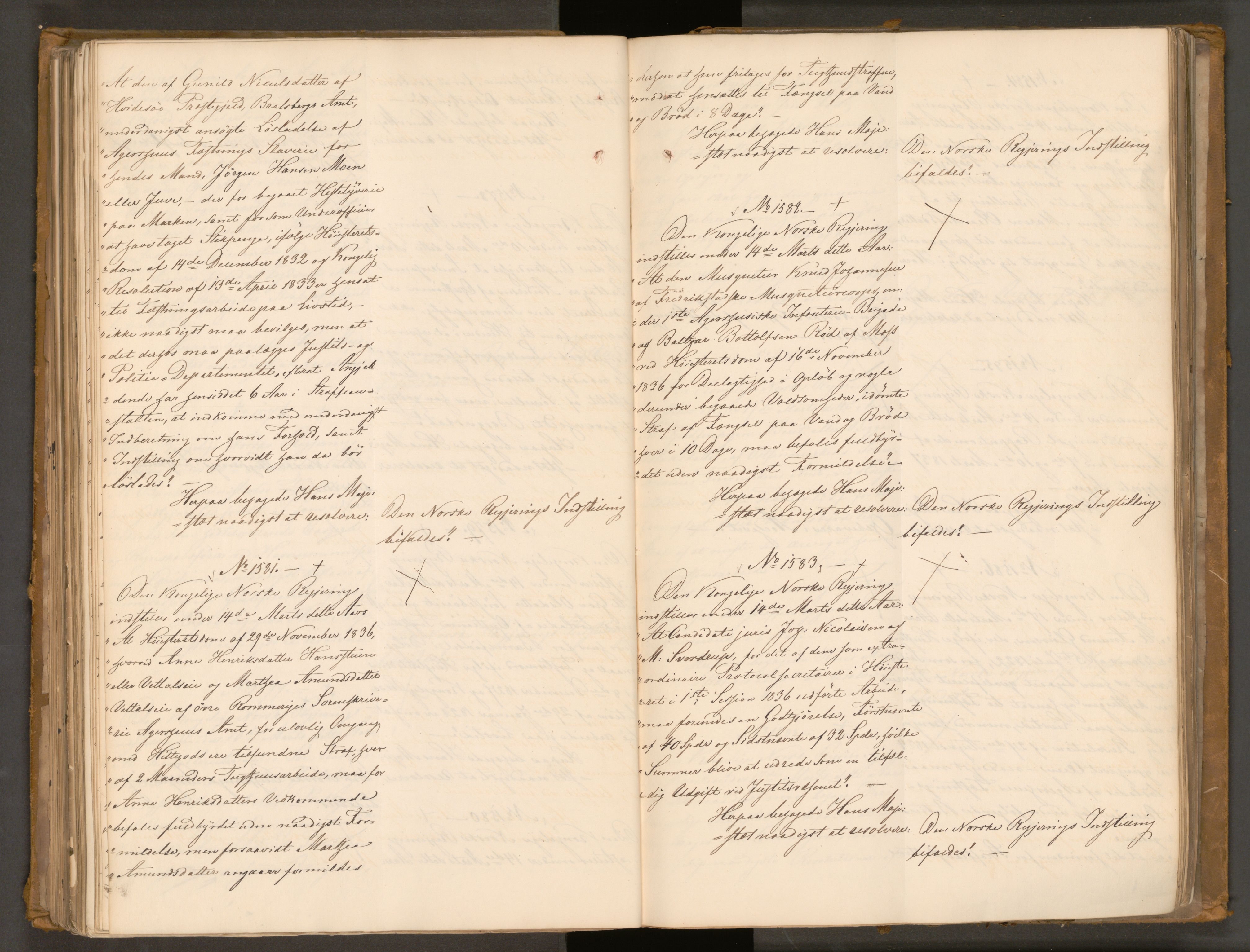 Statsrådssekretariatet, AV/RA-S-1001/A/Ab/L0044: Kgl. res. nr. 1193-1948, 1. halvår, 1837