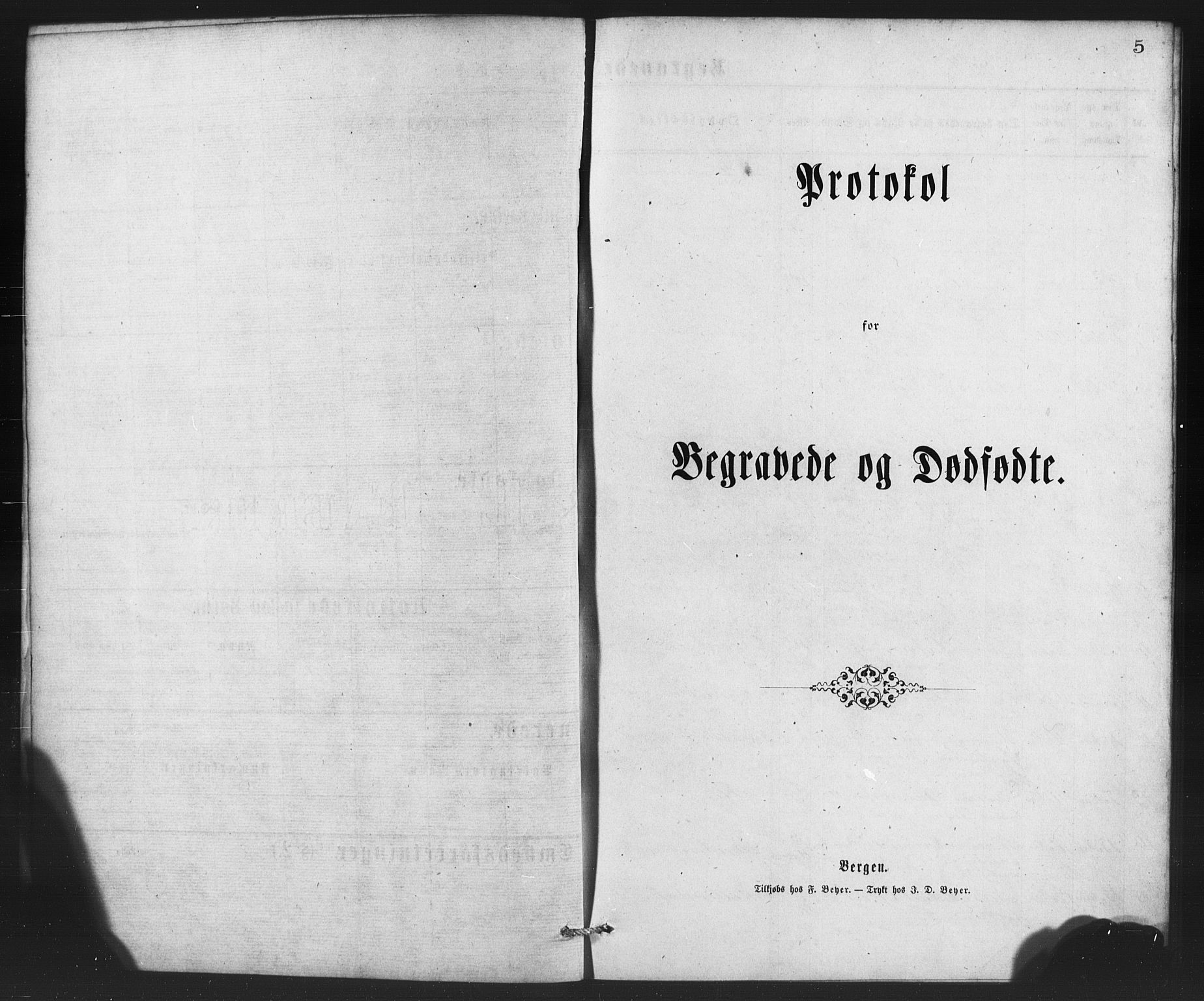 St. Jørgens hospital og Årstad sokneprestembete, SAB/A-99934: Parish register (copy) no. A 8, 1872-1886, p. 5