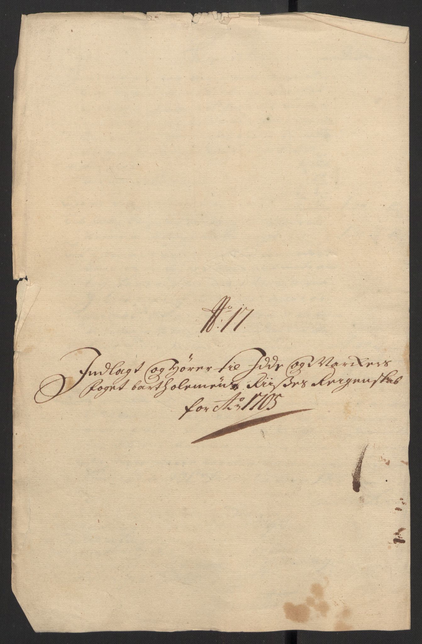 Rentekammeret inntil 1814, Reviderte regnskaper, Fogderegnskap, RA/EA-4092/R01/L0017: Fogderegnskap Idd og Marker, 1704-1706, p. 324