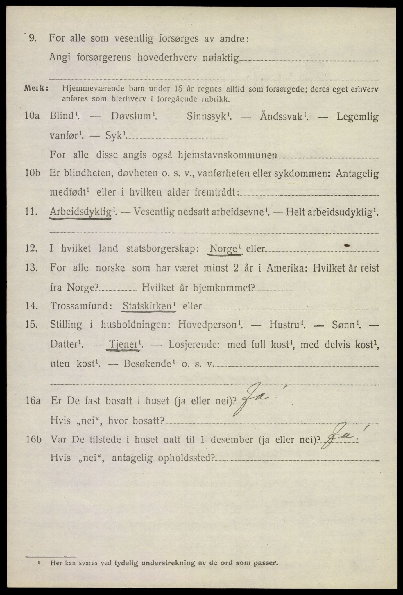 SAKO, 1920 census for Andebu, 1920, p. 5349