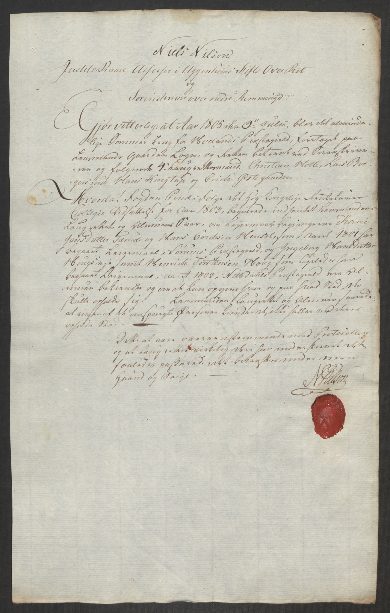 Rentekammeret inntil 1814, Reviderte regnskaper, Fogderegnskap, AV/RA-EA-4092/R11/L0679: Fogderegnskap Nedre Romerike, 1803, p. 685