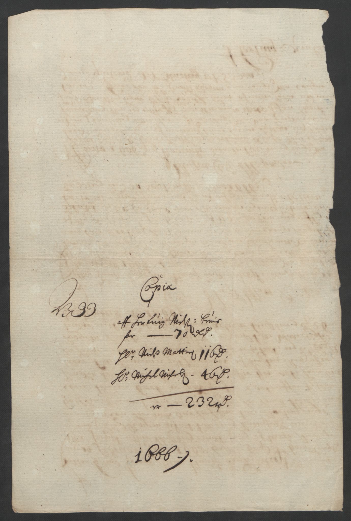 Rentekammeret inntil 1814, Reviderte regnskaper, Fogderegnskap, AV/RA-EA-4092/R32/L1842: Fogderegnskap Jarlsberg grevskap, 1664-1673, p. 82