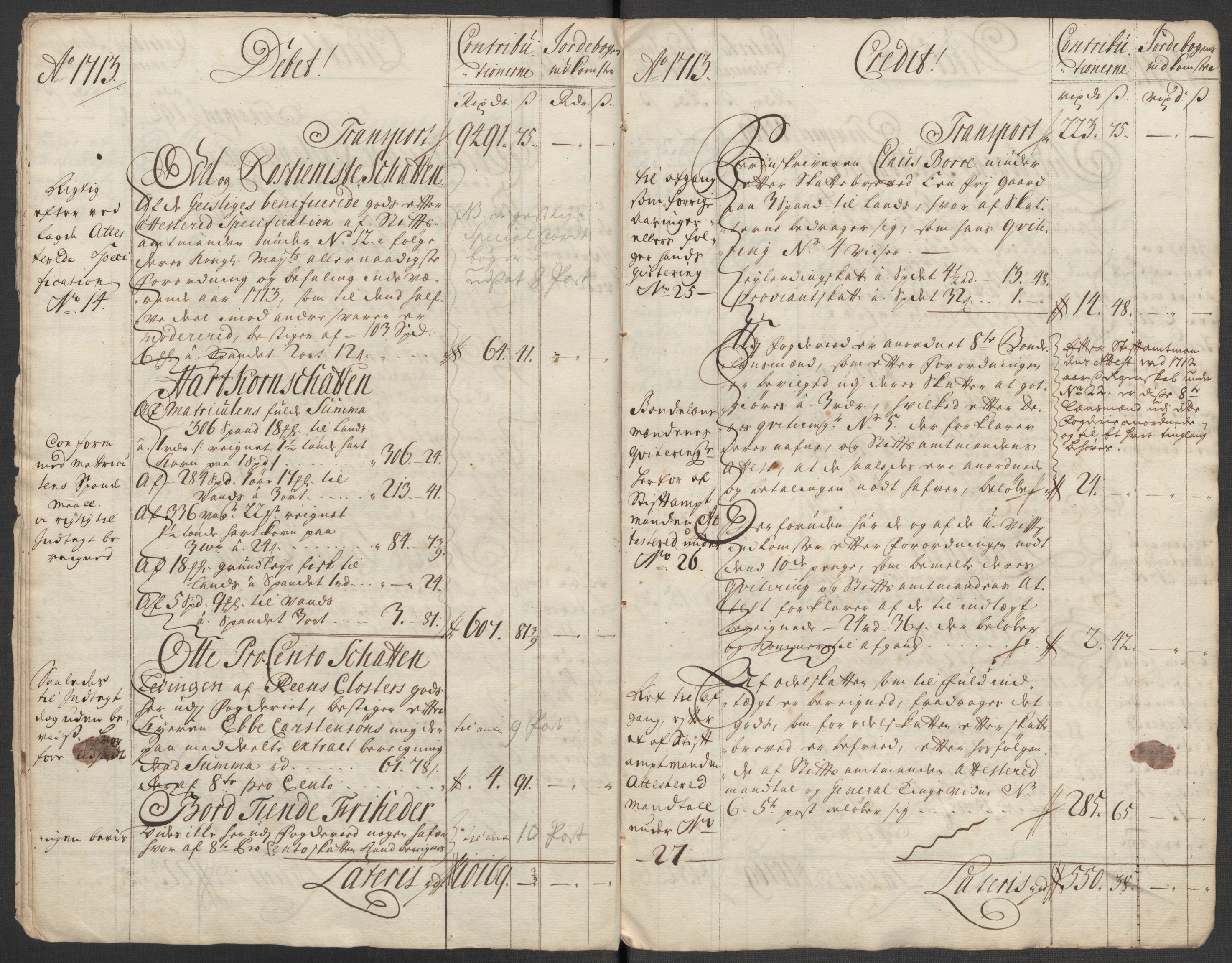 Rentekammeret inntil 1814, Reviderte regnskaper, Fogderegnskap, AV/RA-EA-4092/R57/L3861: Fogderegnskap Fosen, 1712-1713, p. 270