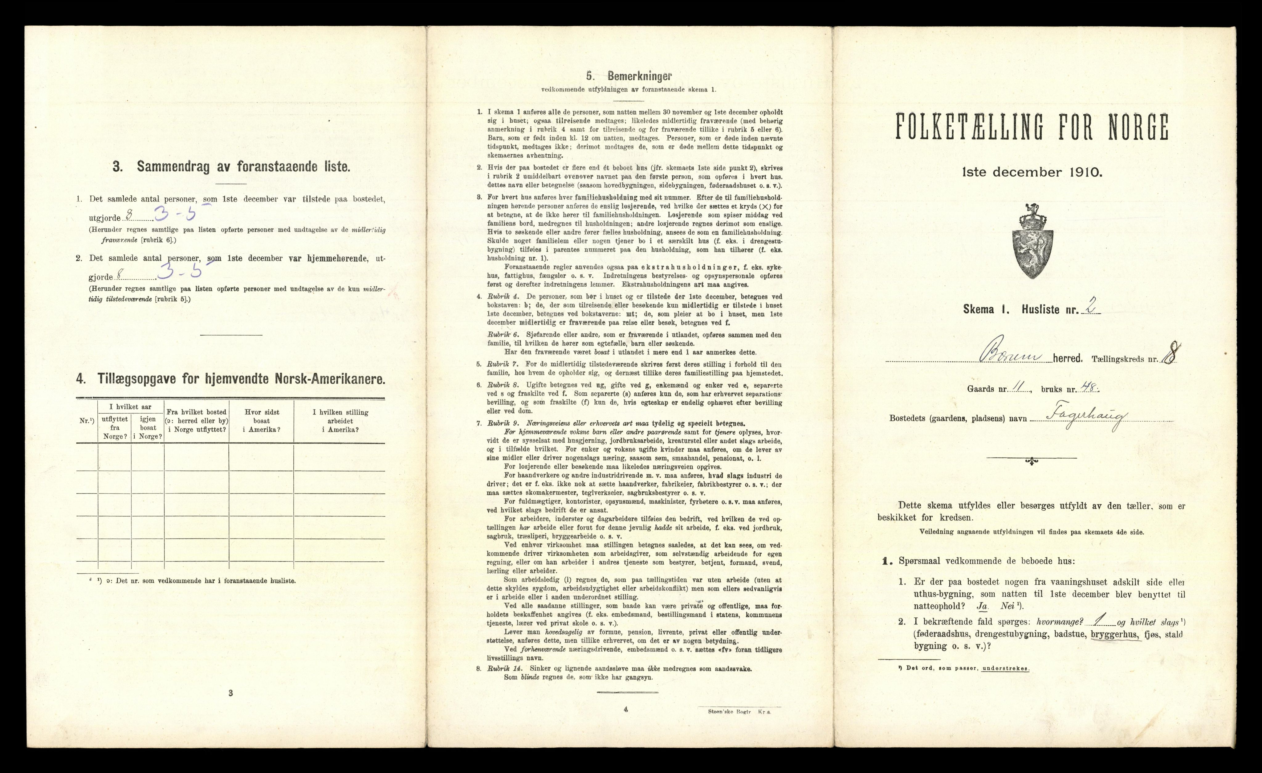 RA, 1910 census for Bærum, 1910, p. 1327