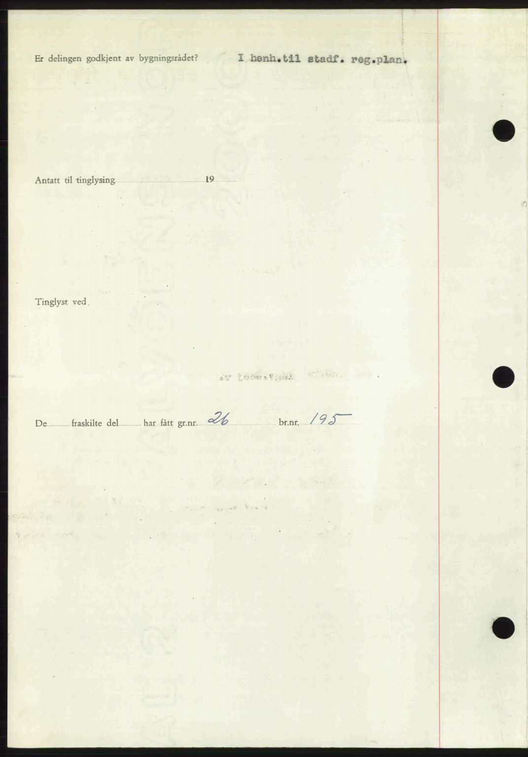 Romsdal sorenskriveri, AV/SAT-A-4149/1/2/2C: Mortgage book no. A26, 1948-1948, Diary no: : 1911/1948