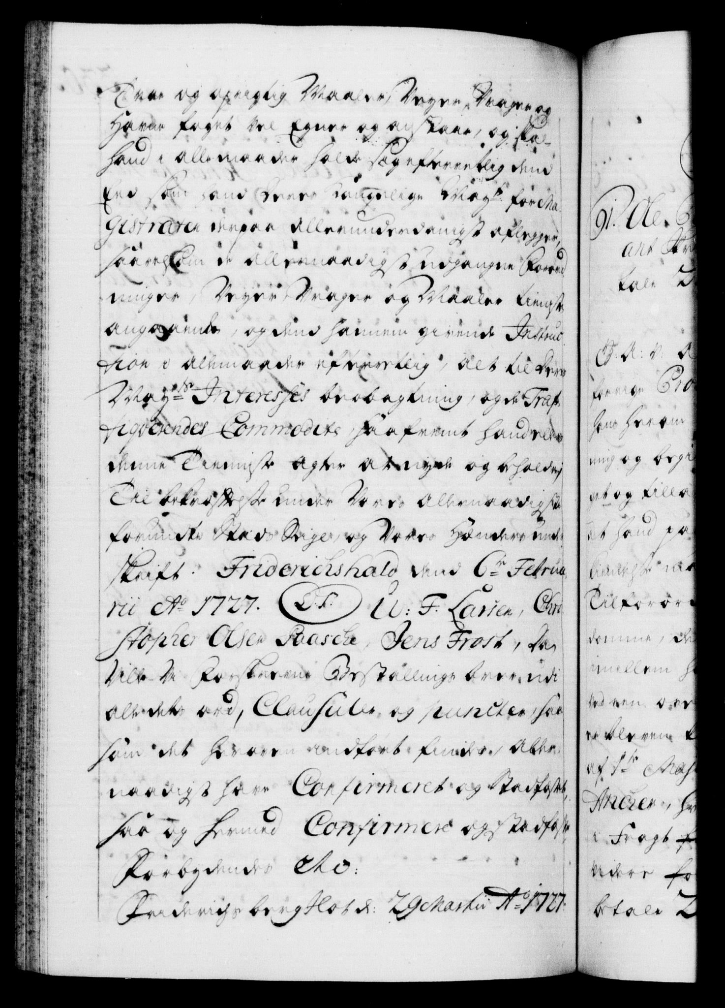 Danske Kanselli 1572-1799, AV/RA-EA-3023/F/Fc/Fca/Fcaa/L0025: Norske registre, 1726-1728, p. 330b