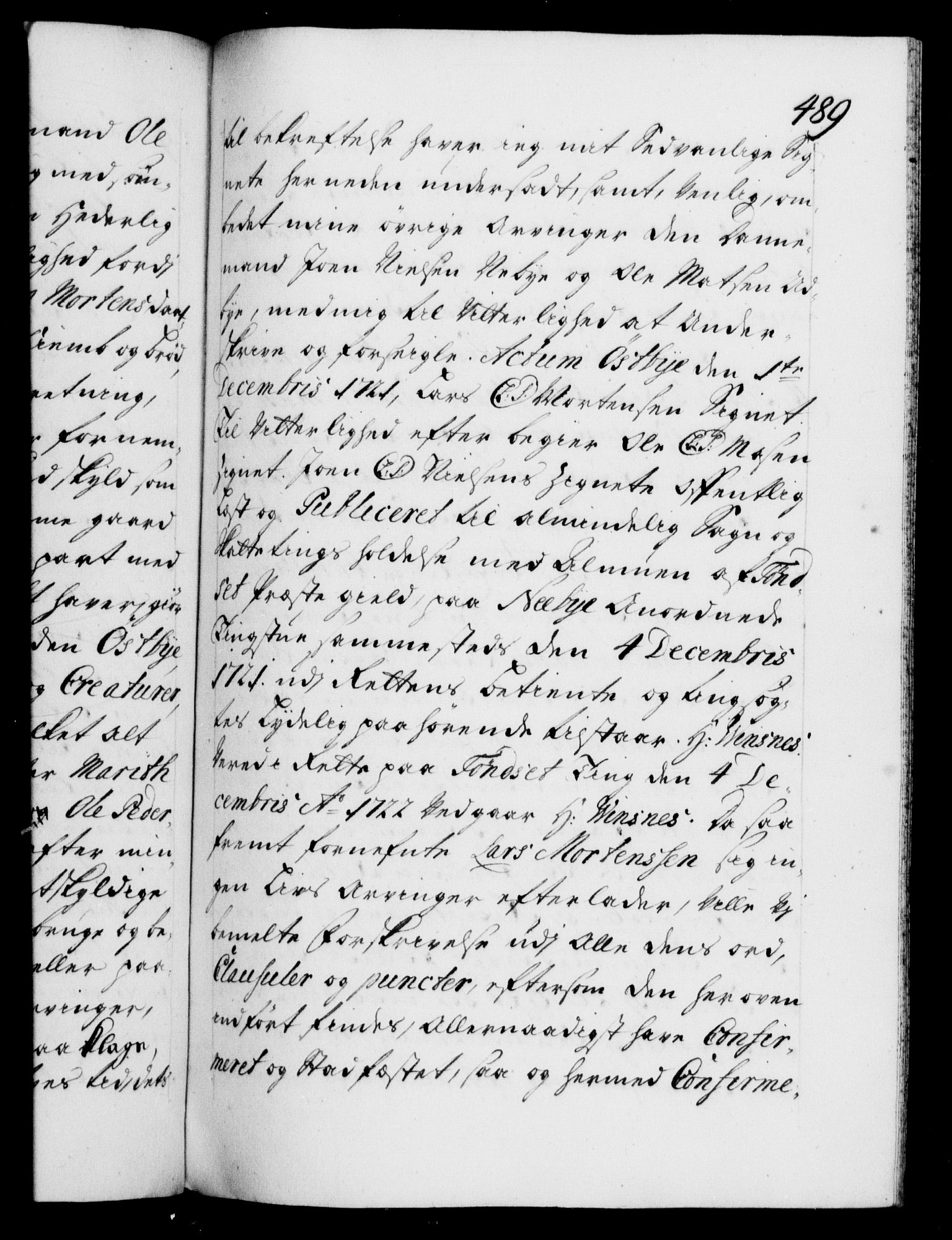 Danske Kanselli 1572-1799, AV/RA-EA-3023/F/Fc/Fca/Fcaa/L0024: Norske registre, 1723-1725, p. 489a