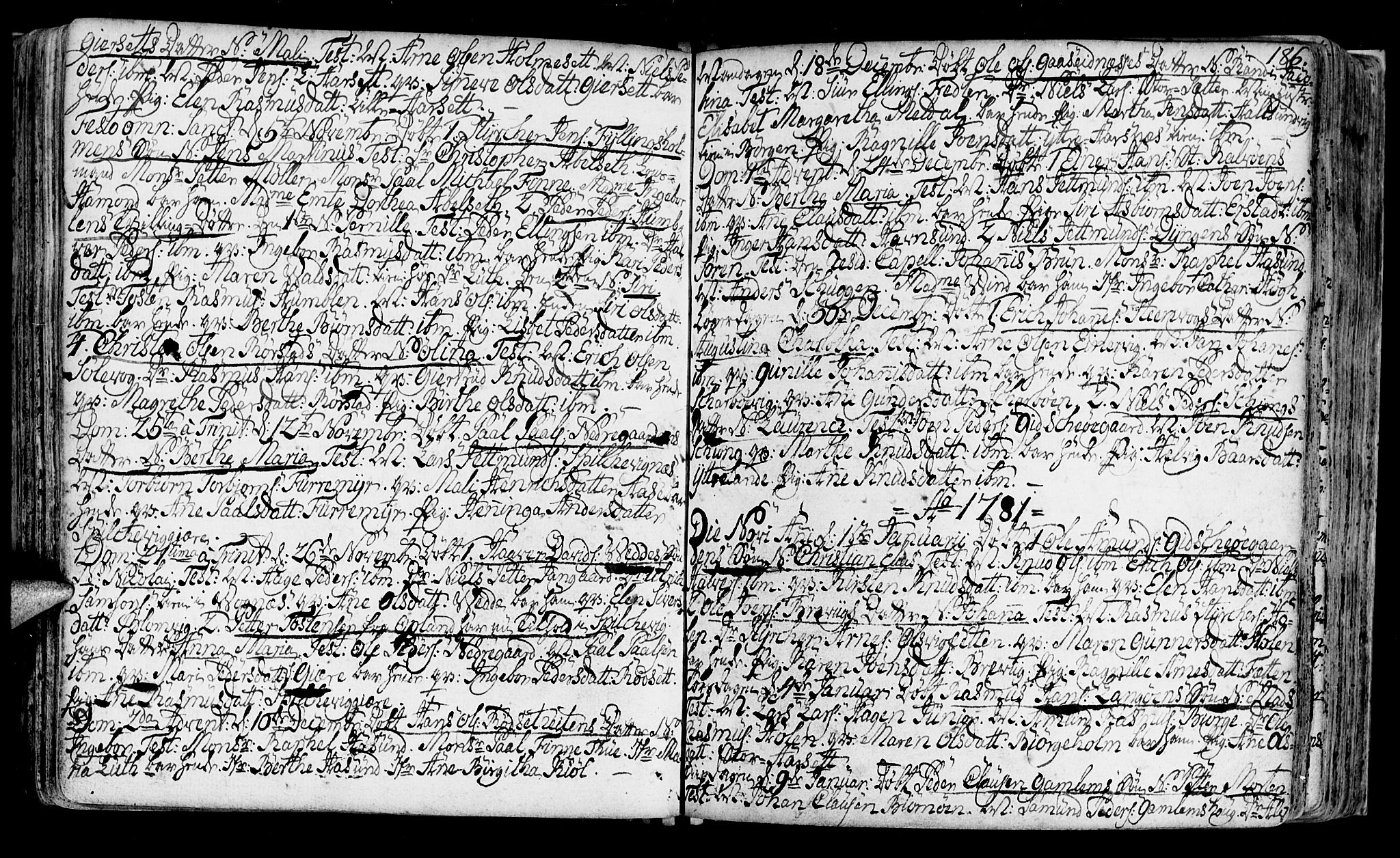 Ministerialprotokoller, klokkerbøker og fødselsregistre - Møre og Romsdal, AV/SAT-A-1454/528/L0392: Parish register (official) no. 528A03, 1762-1800, p. 186