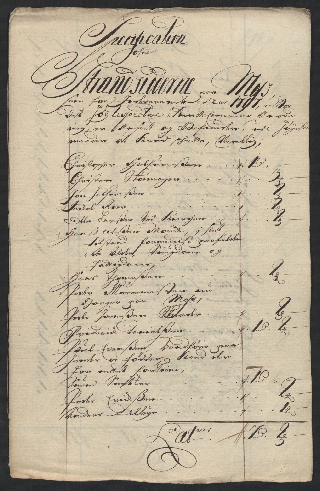 Rentekammeret inntil 1814, Reviderte regnskaper, Fogderegnskap, RA/EA-4092/R04/L0134: Fogderegnskap Moss, Onsøy, Tune, Veme og Åbygge, 1707-1708, p. 71