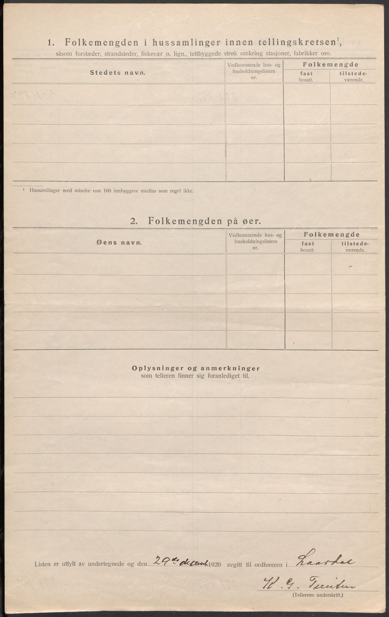 SAKO, 1920 census for Lårdal, 1920, p. 16