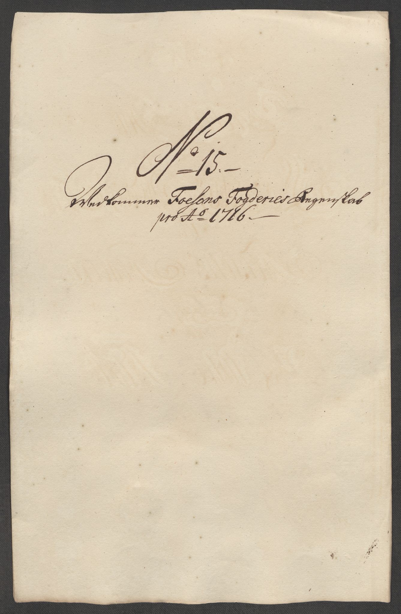 Rentekammeret inntil 1814, Reviderte regnskaper, Fogderegnskap, AV/RA-EA-4092/R57/L3864: Fogderegnskap Fosen, 1716, p. 146