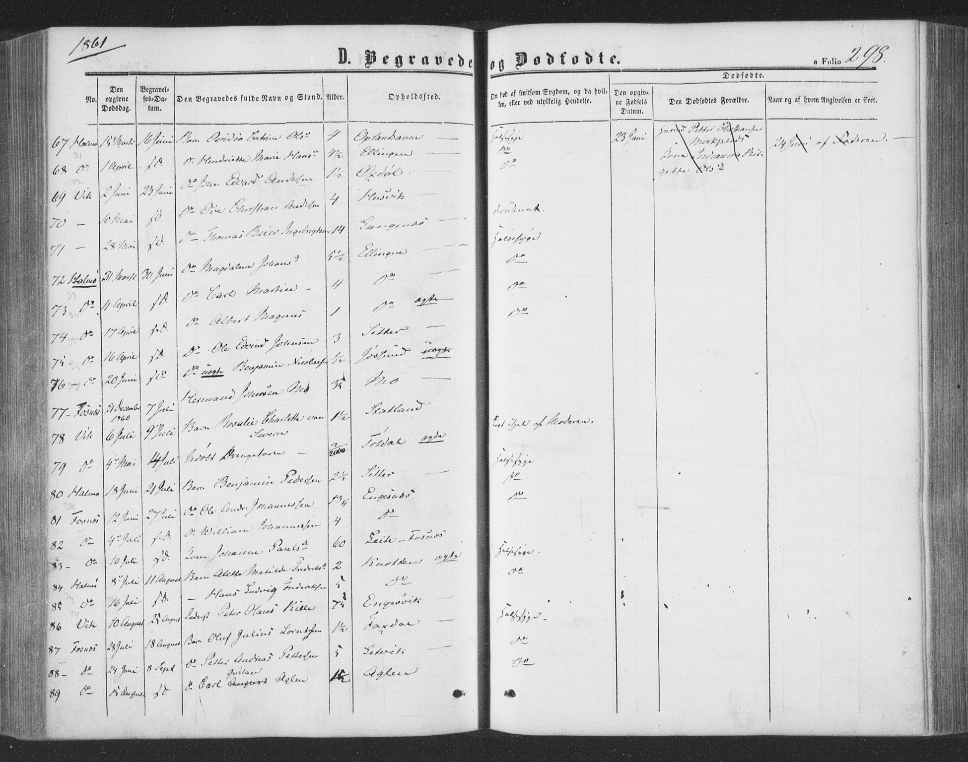 Ministerialprotokoller, klokkerbøker og fødselsregistre - Nord-Trøndelag, AV/SAT-A-1458/773/L0615: Parish register (official) no. 773A06, 1857-1870, p. 298