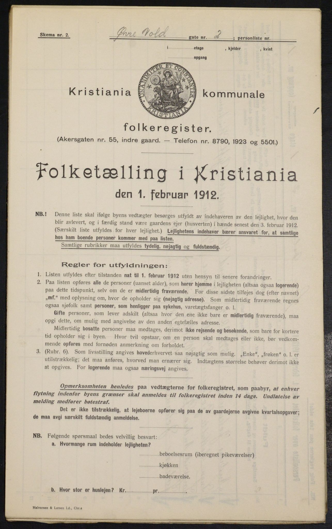 OBA, Municipal Census 1912 for Kristiania, 1912, p. 130089