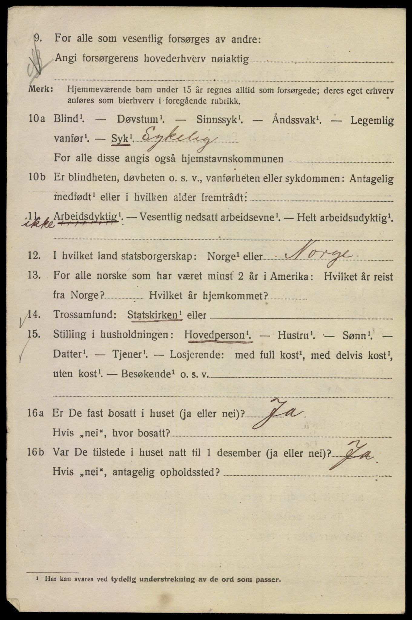 SAO, 1920 census for Kristiania, 1920, p. 371494