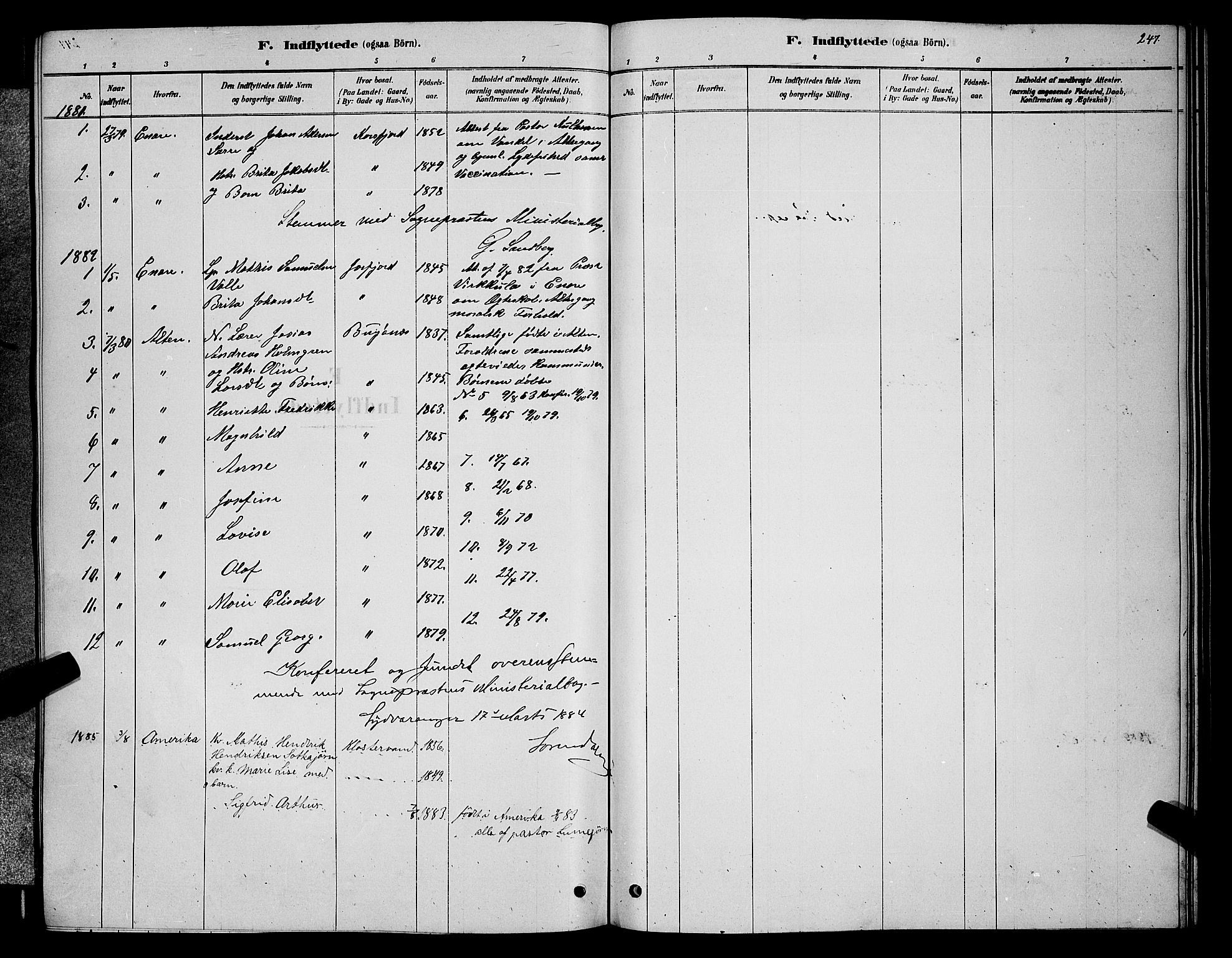 Sør-Varanger sokneprestkontor, AV/SATØ-S-1331/H/Hb/L0003klokker: Parish register (copy) no. 3, 1878-1891, p. 247