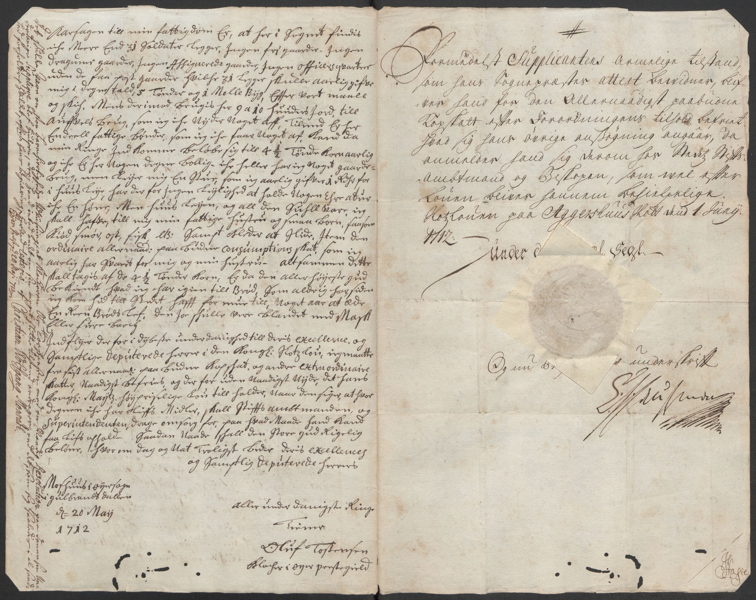 Rentekammeret inntil 1814, Reviderte regnskaper, Fogderegnskap, AV/RA-EA-4092/R17/L1181: Fogderegnskap Gudbrandsdal, 1712, p. 169