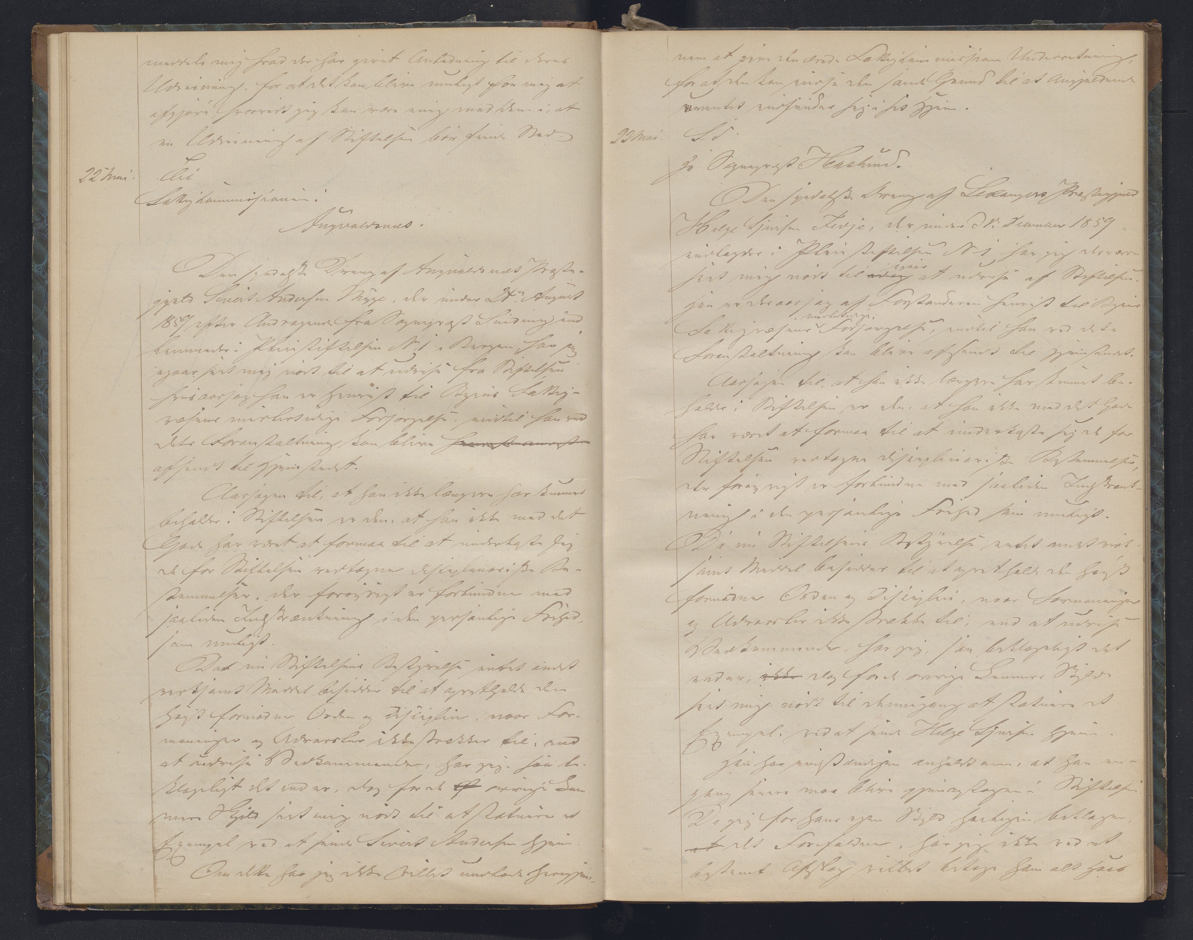 Lepraarkiver - Overlegen for den spedalske sykdom, AV/SAB-A-61001/B.b/L0006: Kopibok, 1860-1874