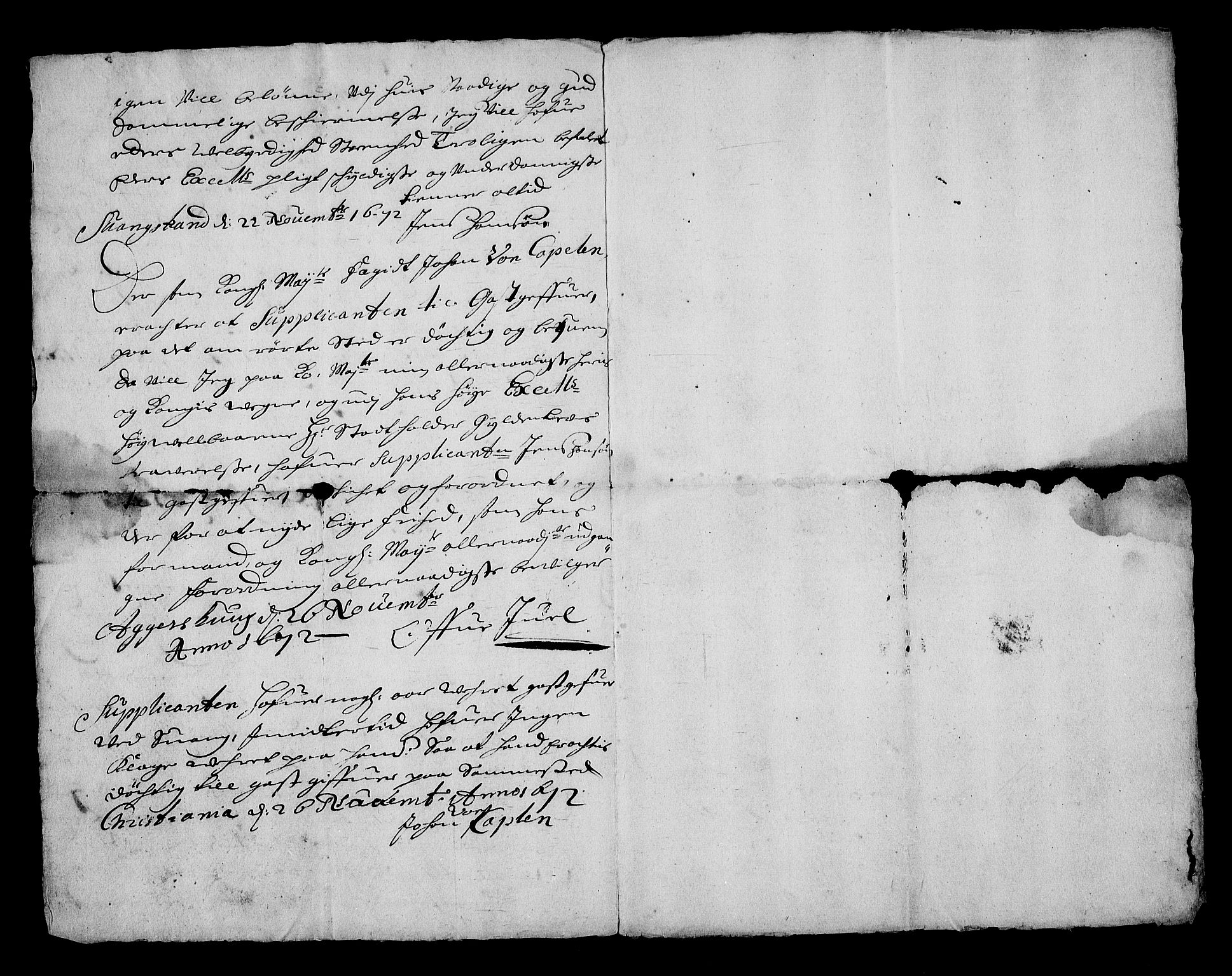 Stattholderembetet 1572-1771, AV/RA-EA-2870/Af/L0001: Avskrifter av vedlegg til originale supplikker, nummerert i samsvar med supplikkbøkene, 1683-1687, p. 17