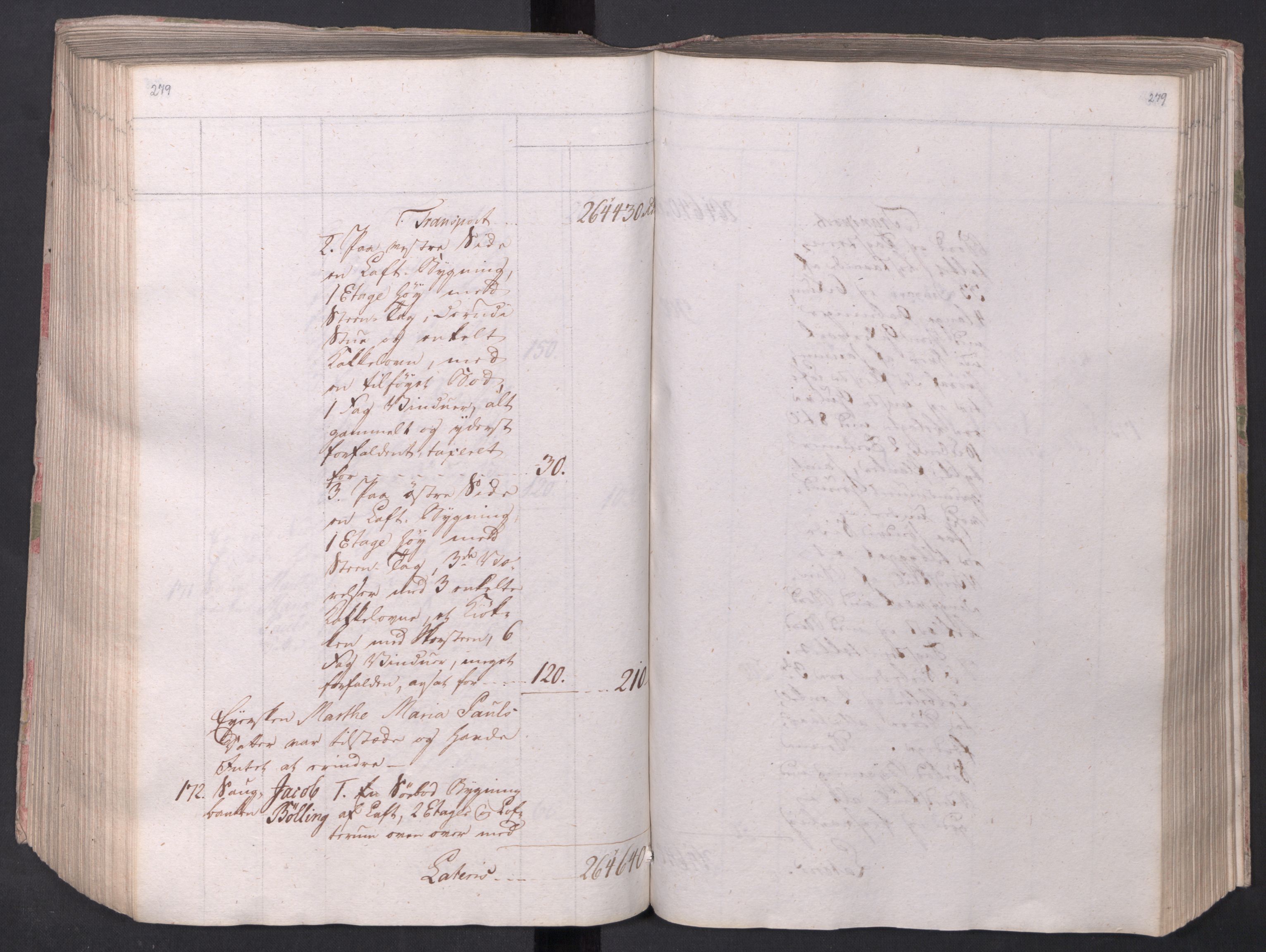 Kristiania stiftamt, AV/SAO-A-10386/I/Ia/L0015: Branntakster, 1797, p. 279