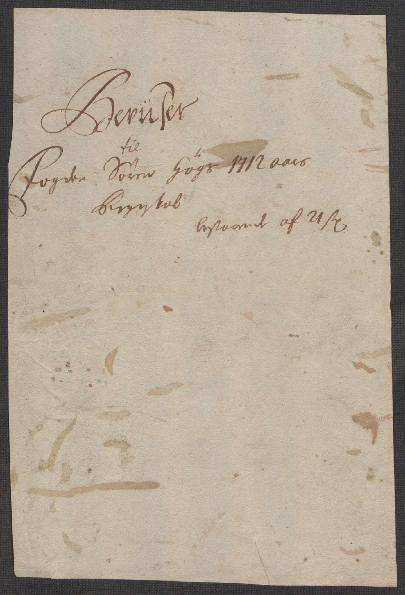 Rentekammeret inntil 1814, Reviderte regnskaper, Fogderegnskap, RA/EA-4092/R31/L1707: Fogderegnskap Hurum, Røyken, Eiker, Lier og Buskerud, 1712, p. 14