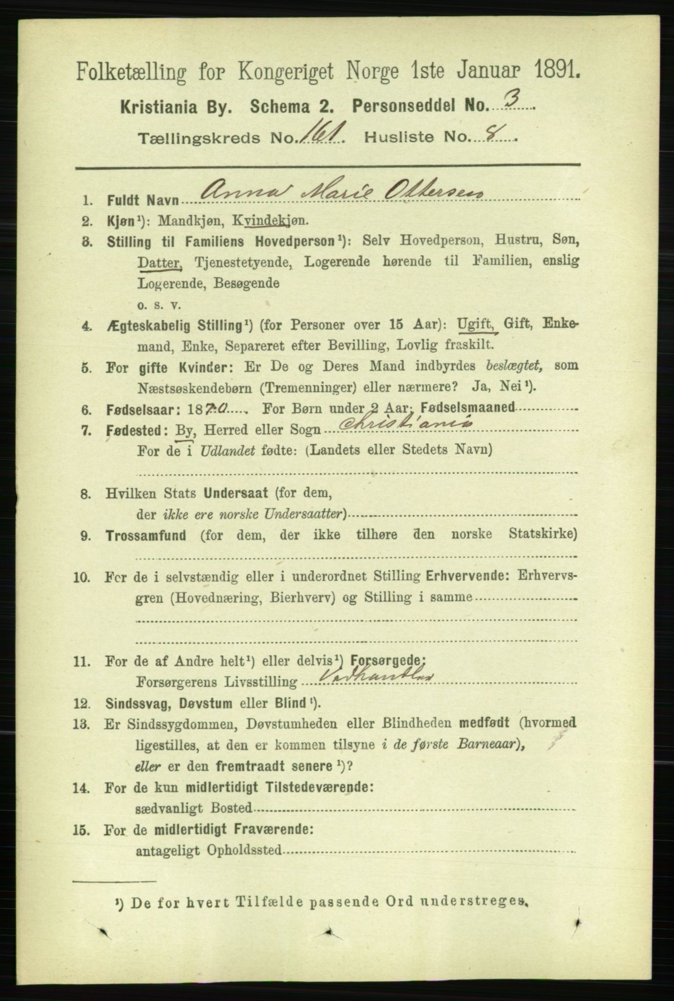RA, 1891 census for 0301 Kristiania, 1891, p. 91756