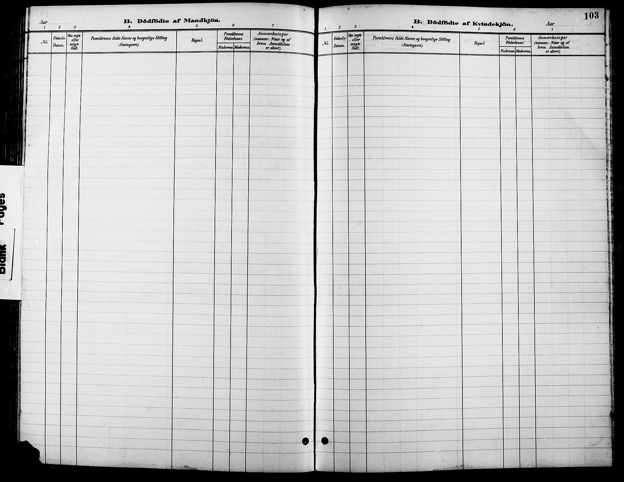 Lesja prestekontor, SAH/PREST-068/H/Ha/Hab/L0007: Parish register (copy) no. 7, 1895-1919, p. 103