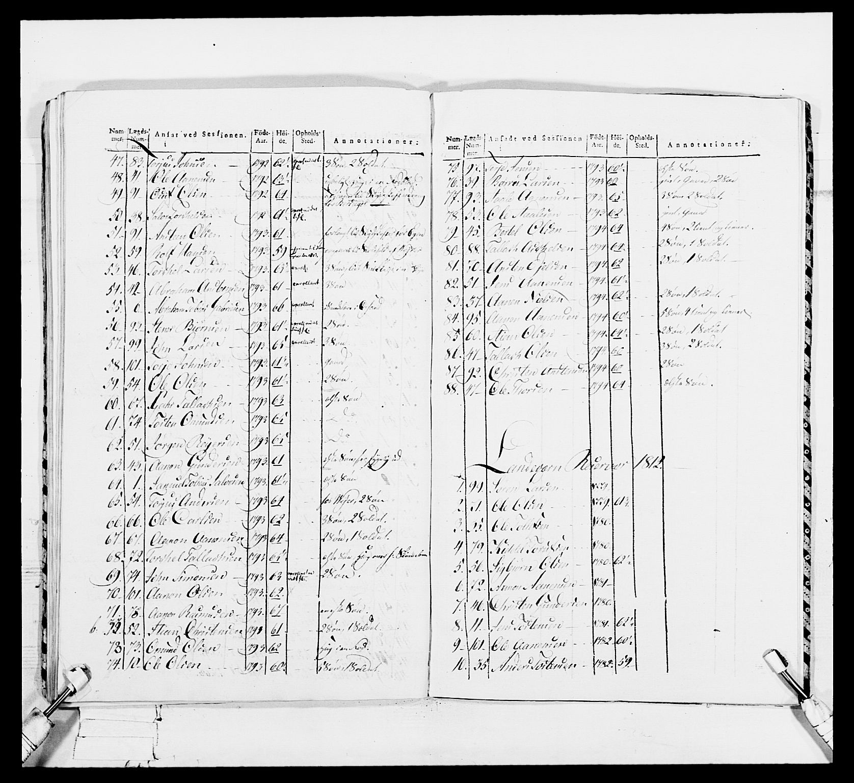 Generalitets- og kommissariatskollegiet, Det kongelige norske kommissariatskollegium, RA/EA-5420/E/Eh/L0113: Vesterlenske nasjonale infanteriregiment, 1812, p. 102