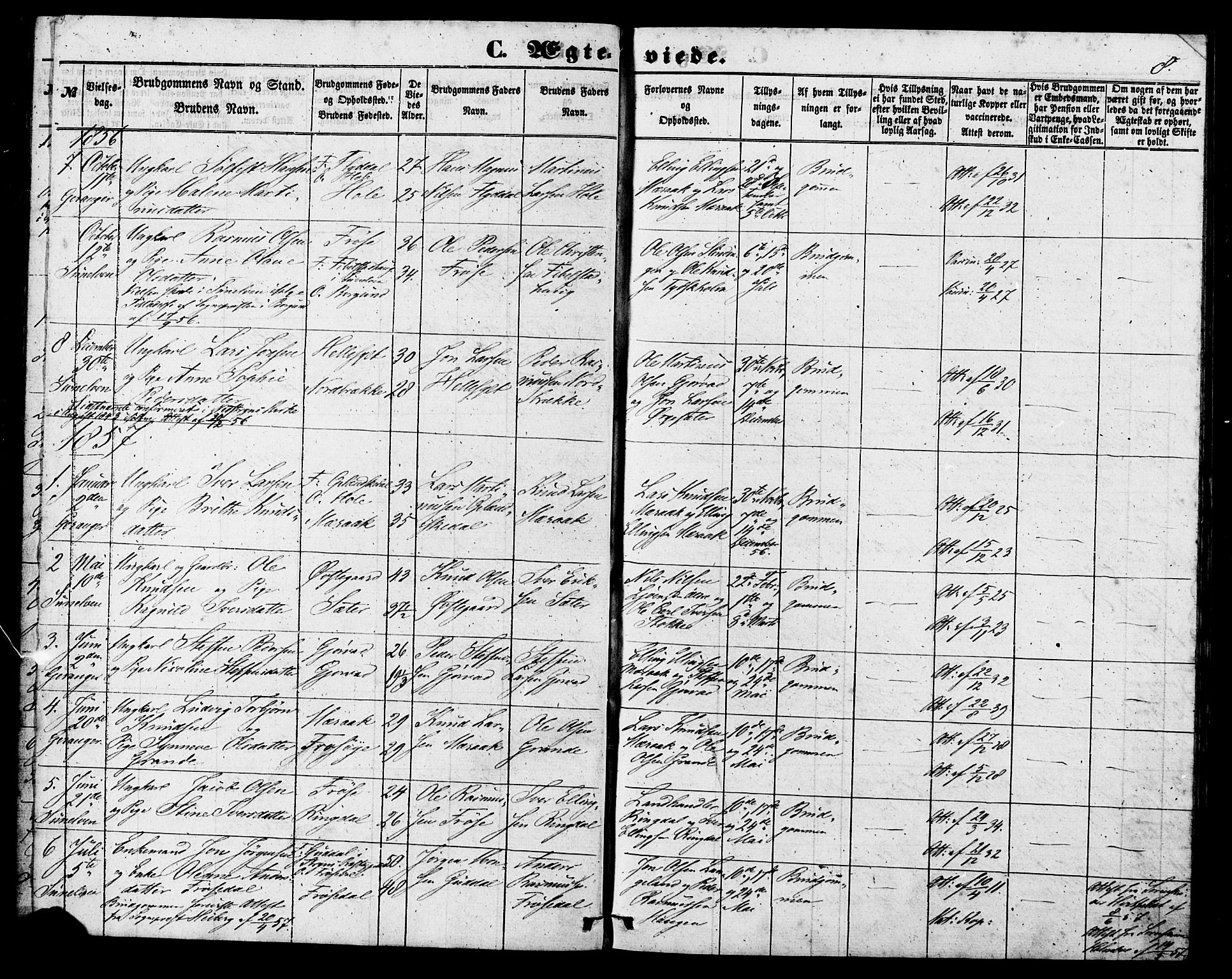 Ministerialprotokoller, klokkerbøker og fødselsregistre - Møre og Romsdal, SAT/A-1454/517/L0224: Parish register (official) no. 517A04, 1853-1880, p. 8
