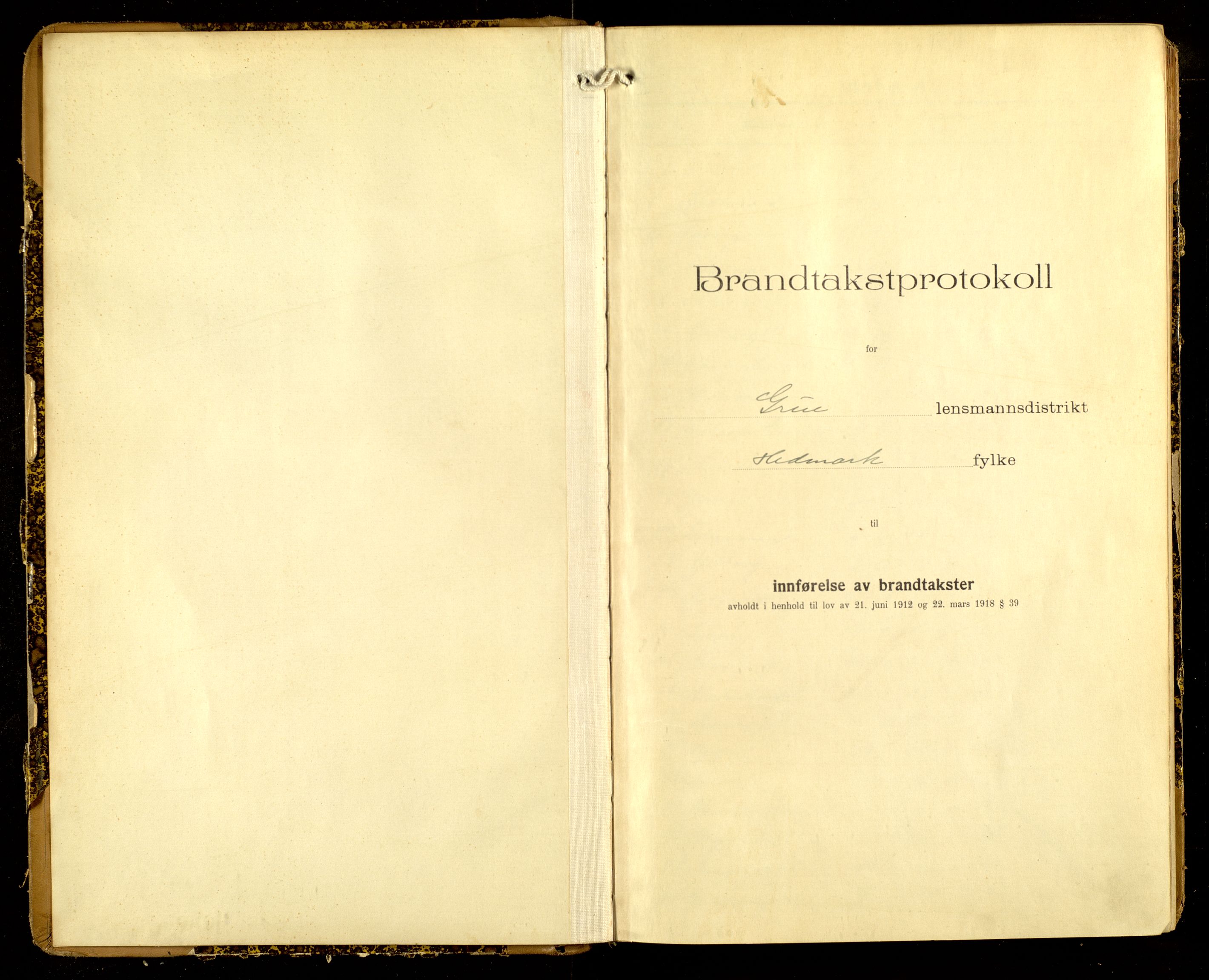 Norges Brannkasse, Grue, AV/SAH-NBRANG-016/F/L0020: Branntakstprotokoll, 1925-1929