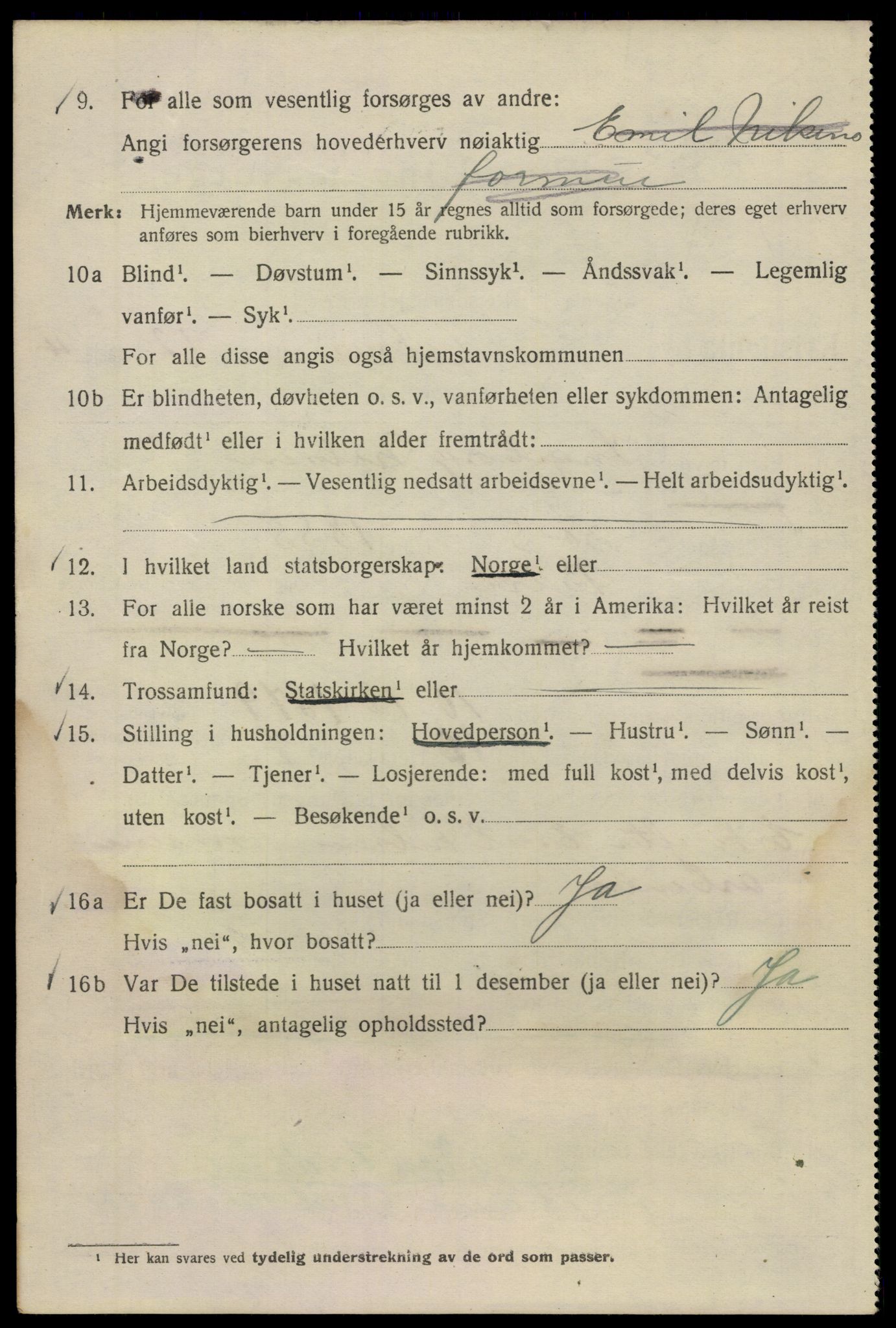 SAO, 1920 census for Kristiania, 1920, p. 141602