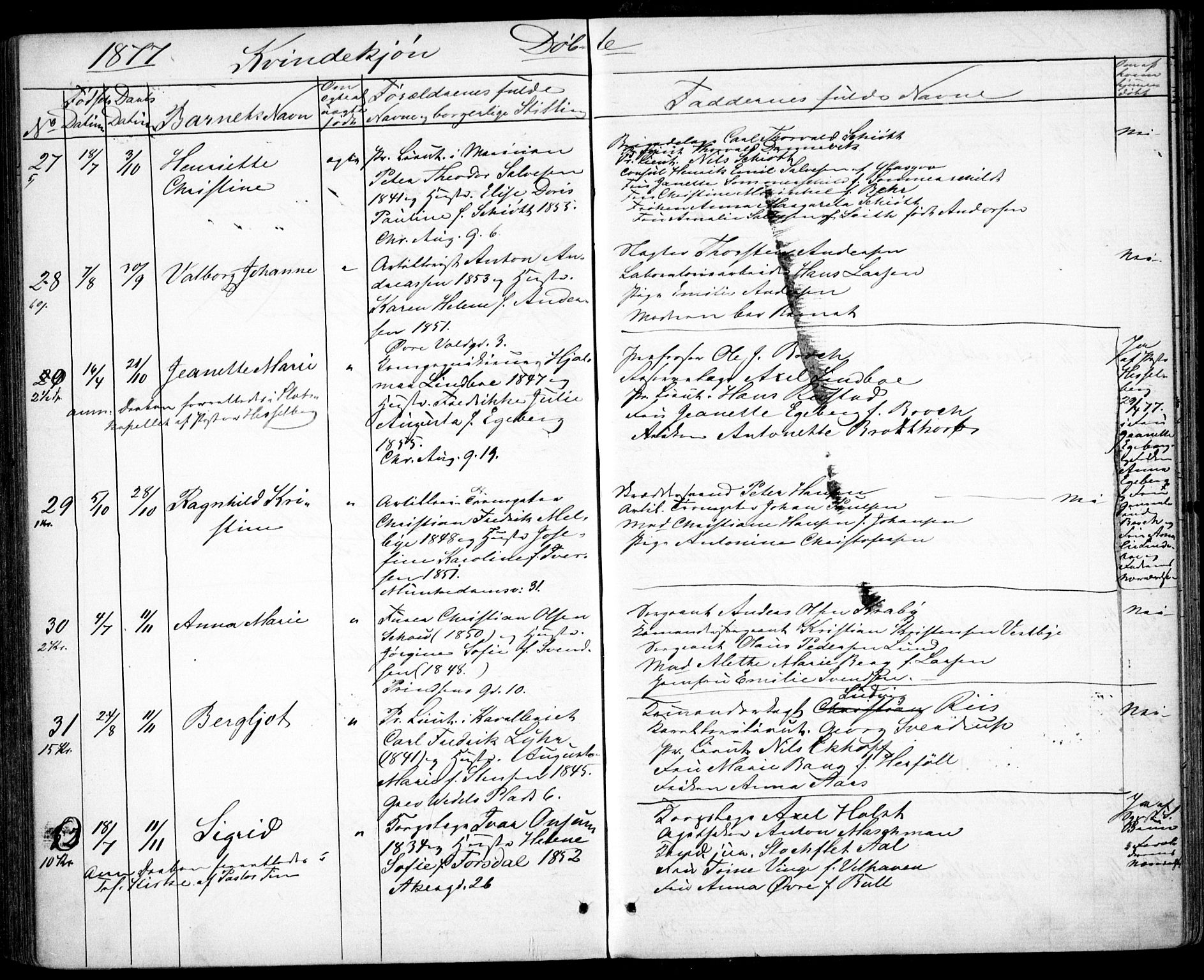 Garnisonsmenigheten Kirkebøker, AV/SAO-A-10846/G/Ga/L0006: Parish register (copy) no. 6, 1860-1880