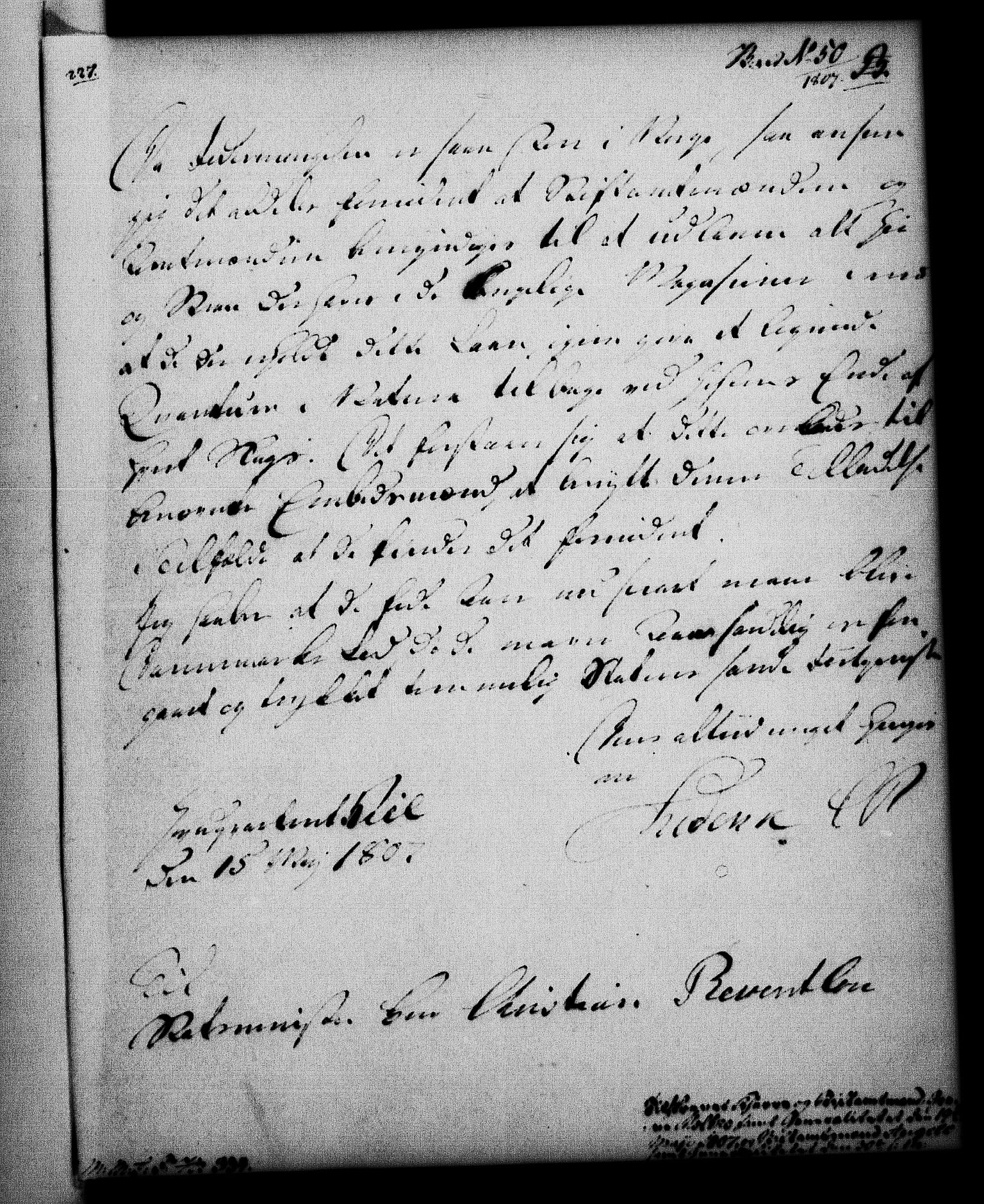 Rentekammeret, Kammerkanselliet, RA/EA-3111/G/Gf/Gfa/L0089: Norsk relasjons- og resolusjonsprotokoll (merket RK 52.89), 1807, p. 344