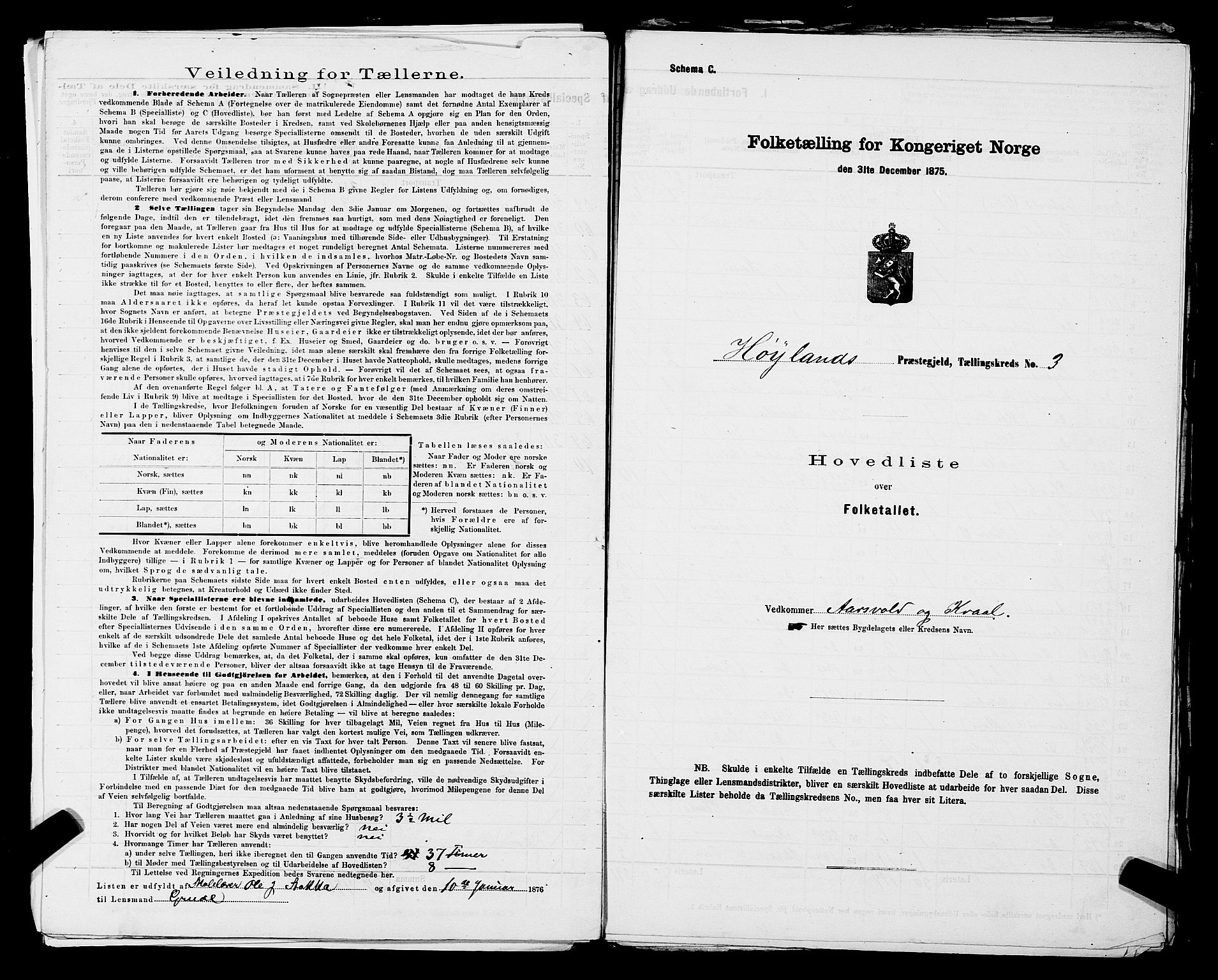 SAST, 1875 census for 1123L Høyland/Høyland, 1875, p. 17