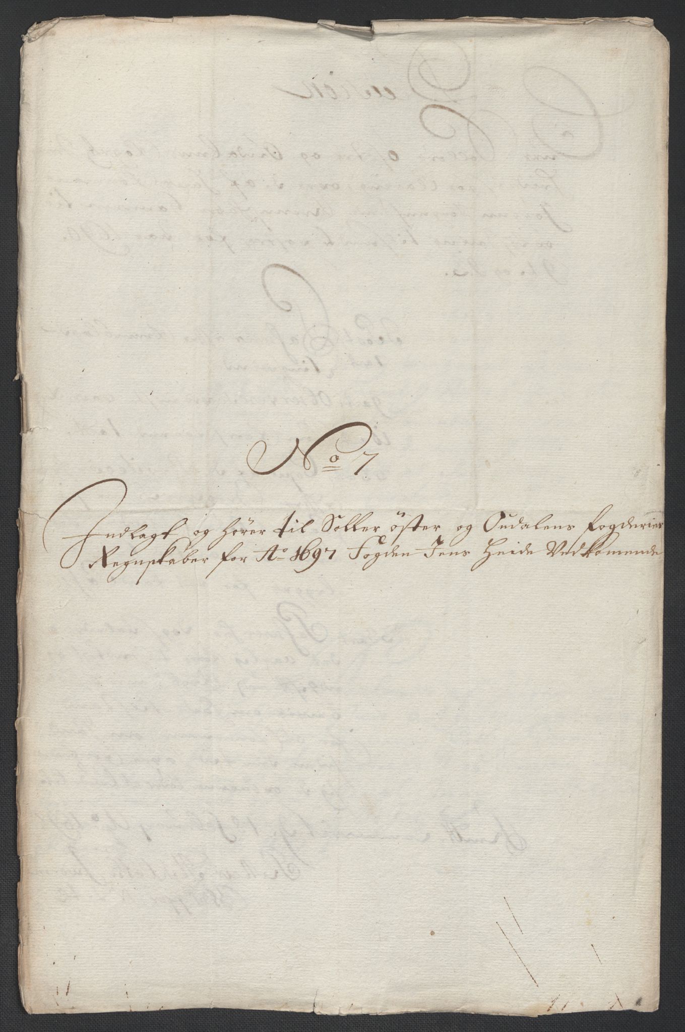 Rentekammeret inntil 1814, Reviderte regnskaper, Fogderegnskap, RA/EA-4092/R13/L0835: Fogderegnskap Solør, Odal og Østerdal, 1697, p. 47
