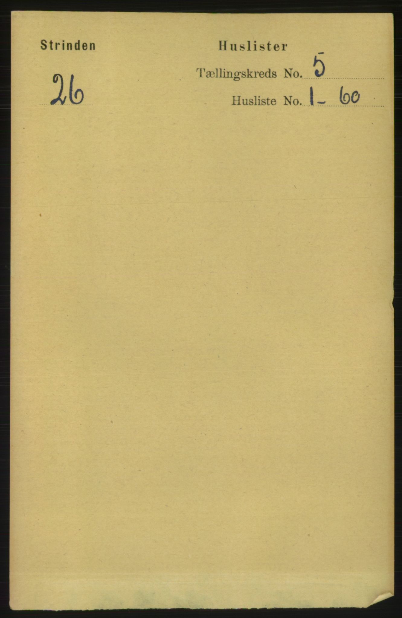 RA, 1891 census for 1660 Strinda, 1891, p. 4144