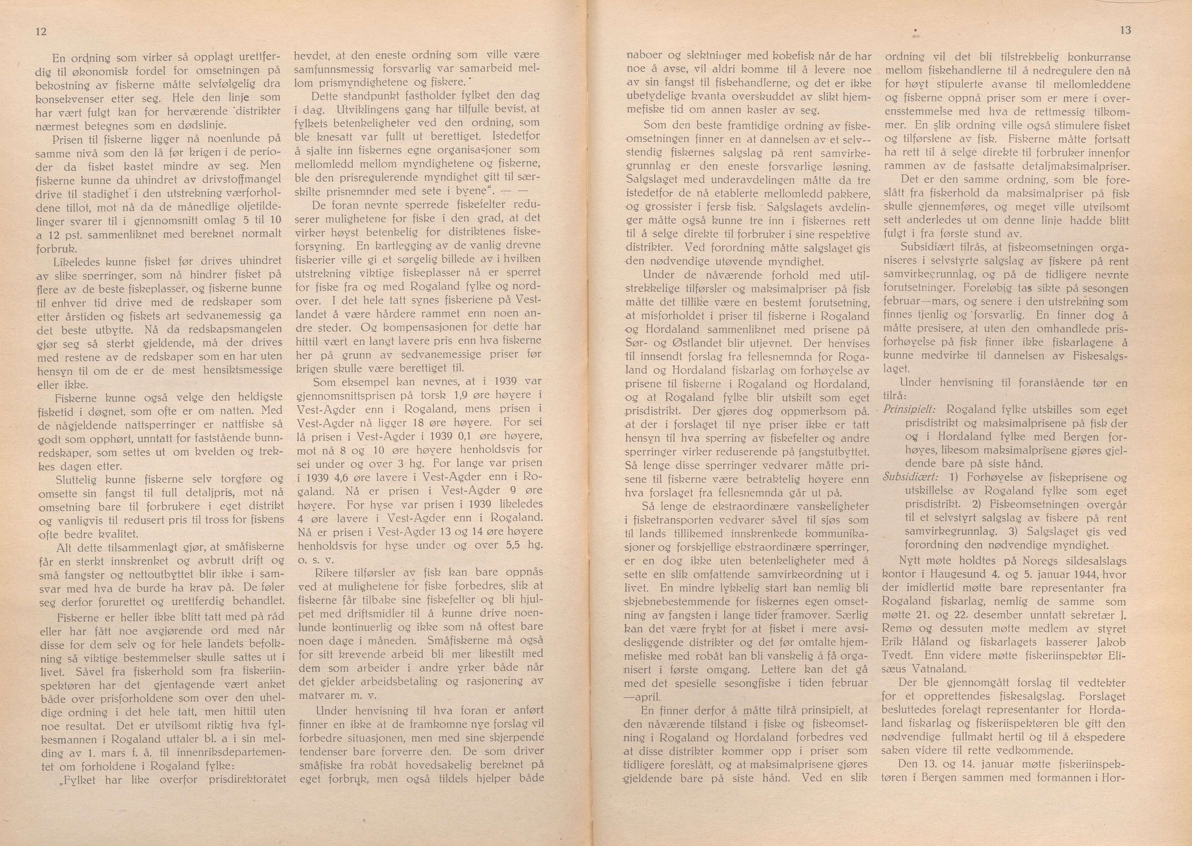 Rogaland fylkeskommune - Fylkesrådmannen , IKAR/A-900/A/Aa/Aaa/L0063: Møtebok , 1944, p. 12-13