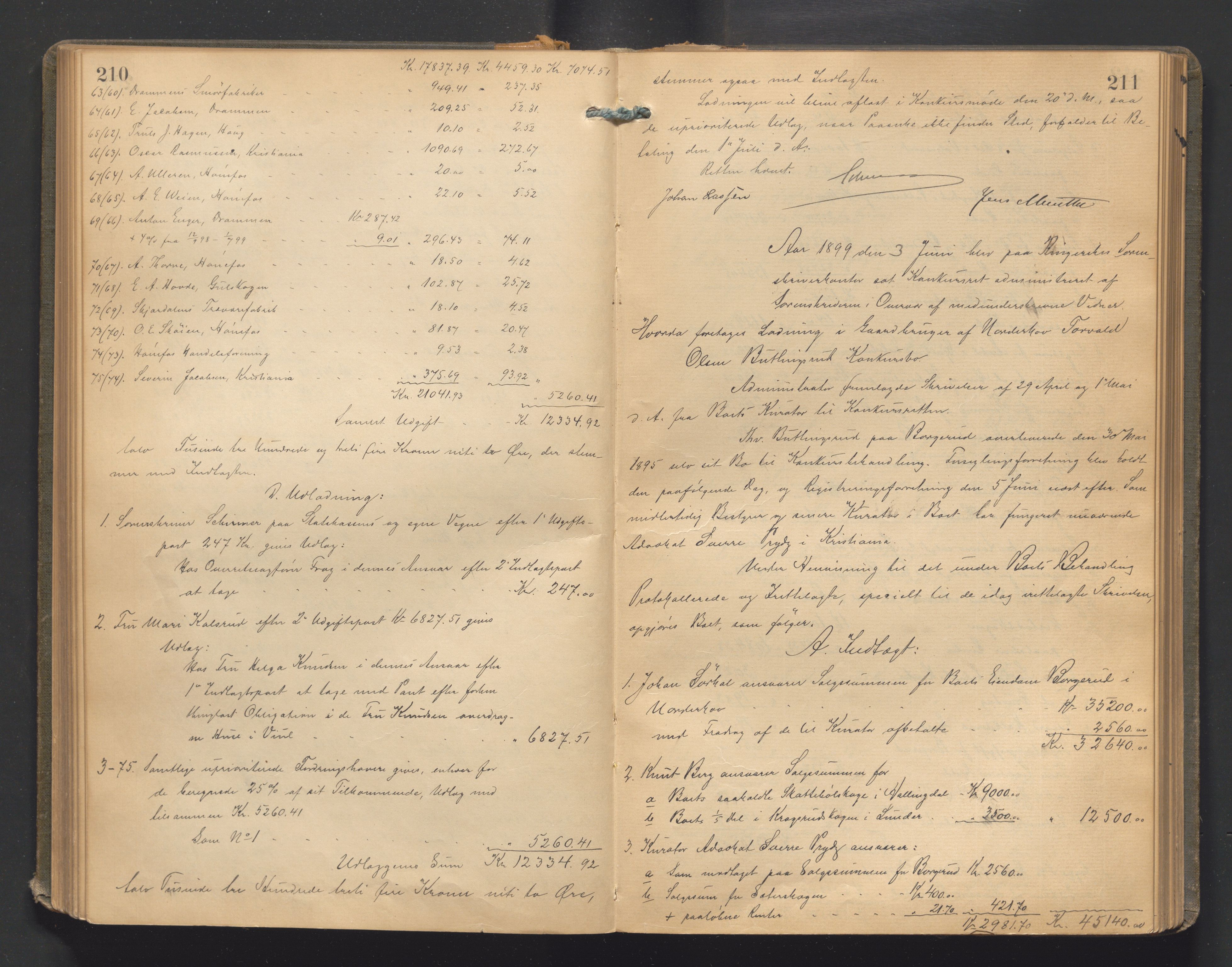 Ringerike sorenskriveri, SAKO/A-105/H/Hb/Hbd/Hbda/L0011: Skifteutlodningsprotokoll, 1896-1904, p. 210-211