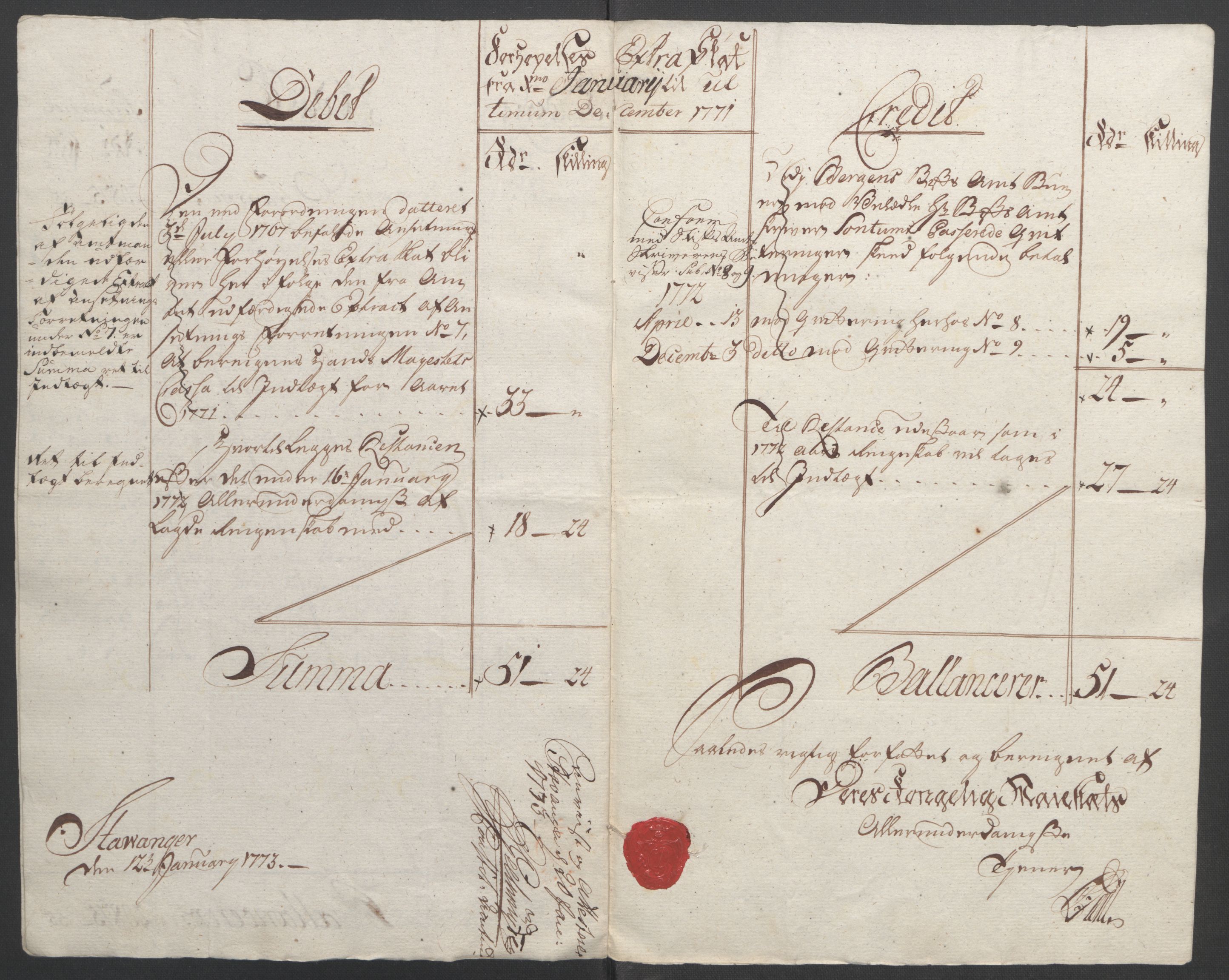 Rentekammeret inntil 1814, Reviderte regnskaper, Fogderegnskap, AV/RA-EA-4092/R47/L2972: Ekstraskatten Ryfylke, 1762-1780, p. 266