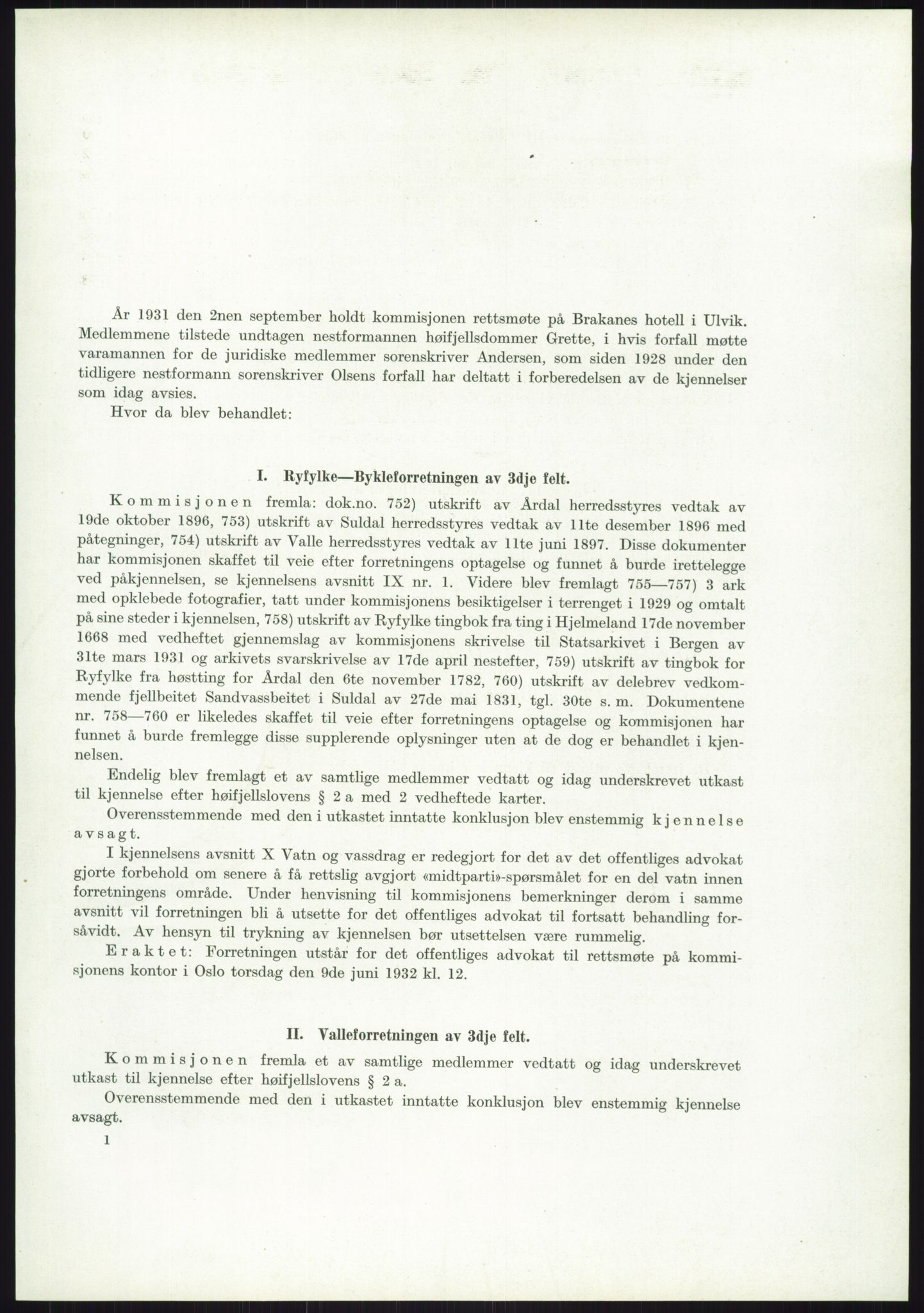Høyfjellskommisjonen, RA/S-1546/X/Xa/L0001: Nr. 1-33, 1909-1953, p. 1334