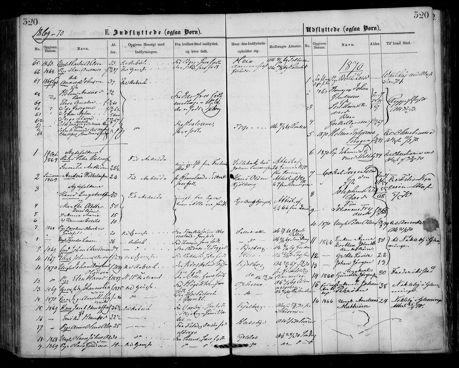 Borge prestekontor Kirkebøker, SAO/A-10903/F/Fa/L0006: Parish register (official) no. I 6, 1861-1874, p. 320